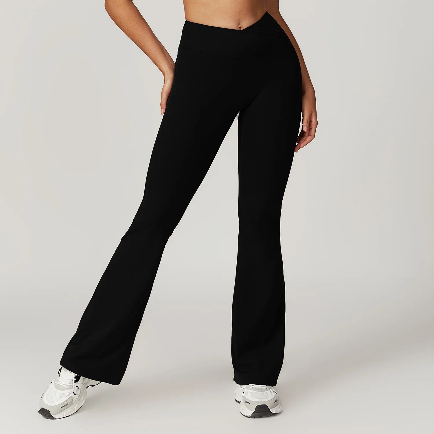 Flare Leggings Yoga Pants Women Bell-bottoms Yoga Tights High Waist Fitness Pants Stretch Gym Workout Sports Push Up Leggings
