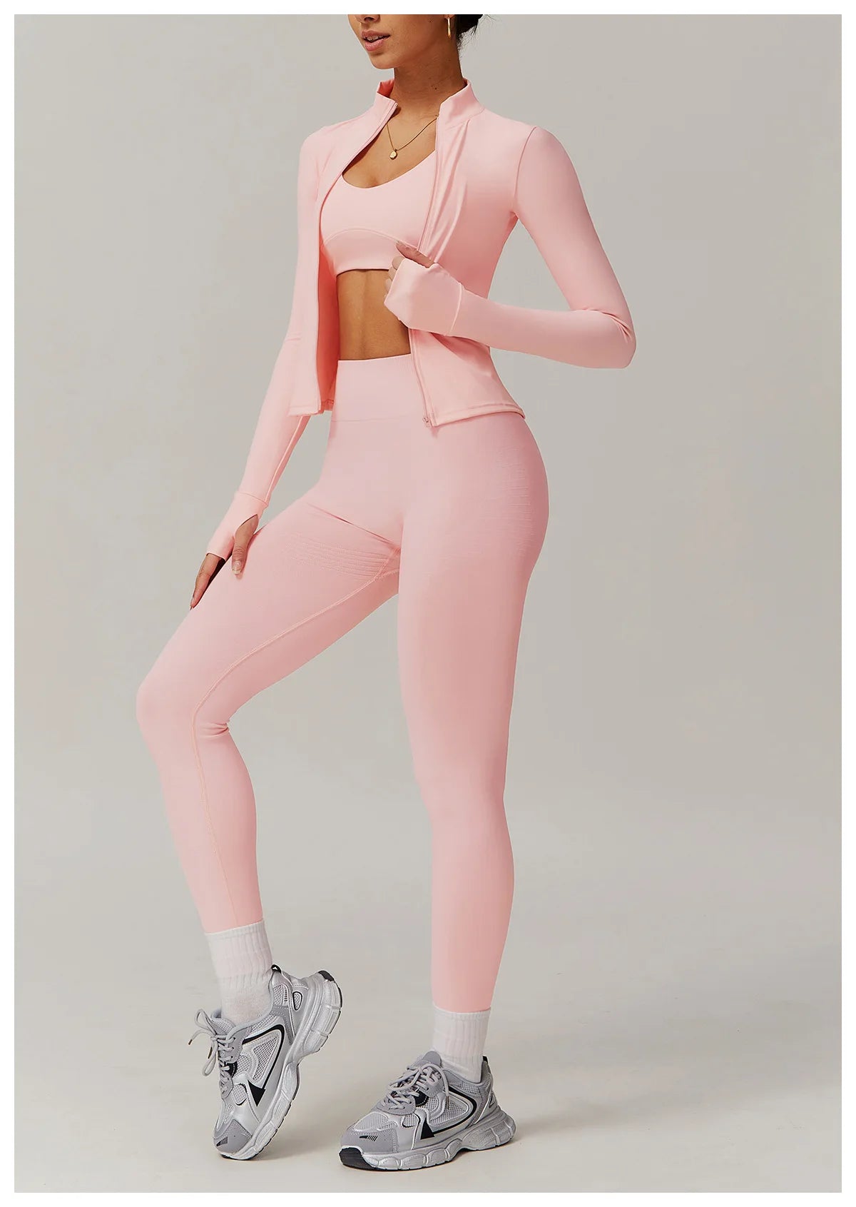 Women Yoga Suit 2PCS Sports Set Quick-Drying Gym Set Women Tracksuit Running Bra Workout Long Sleeve Sports Shirt Yoga Clothing
