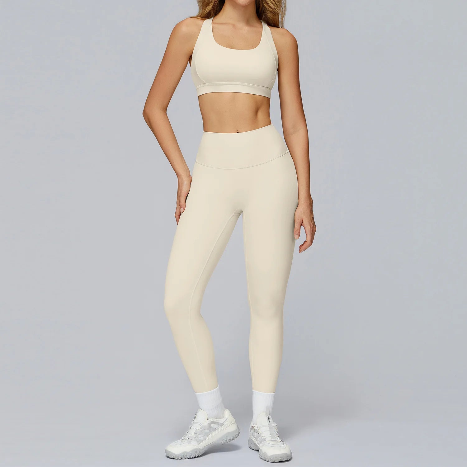2PCS Yoga Suit Women Tracksuit Sports Bra High Waist Leggings Shorts Outfit Gym Set Fitness Workout Clothes Running Sportswear