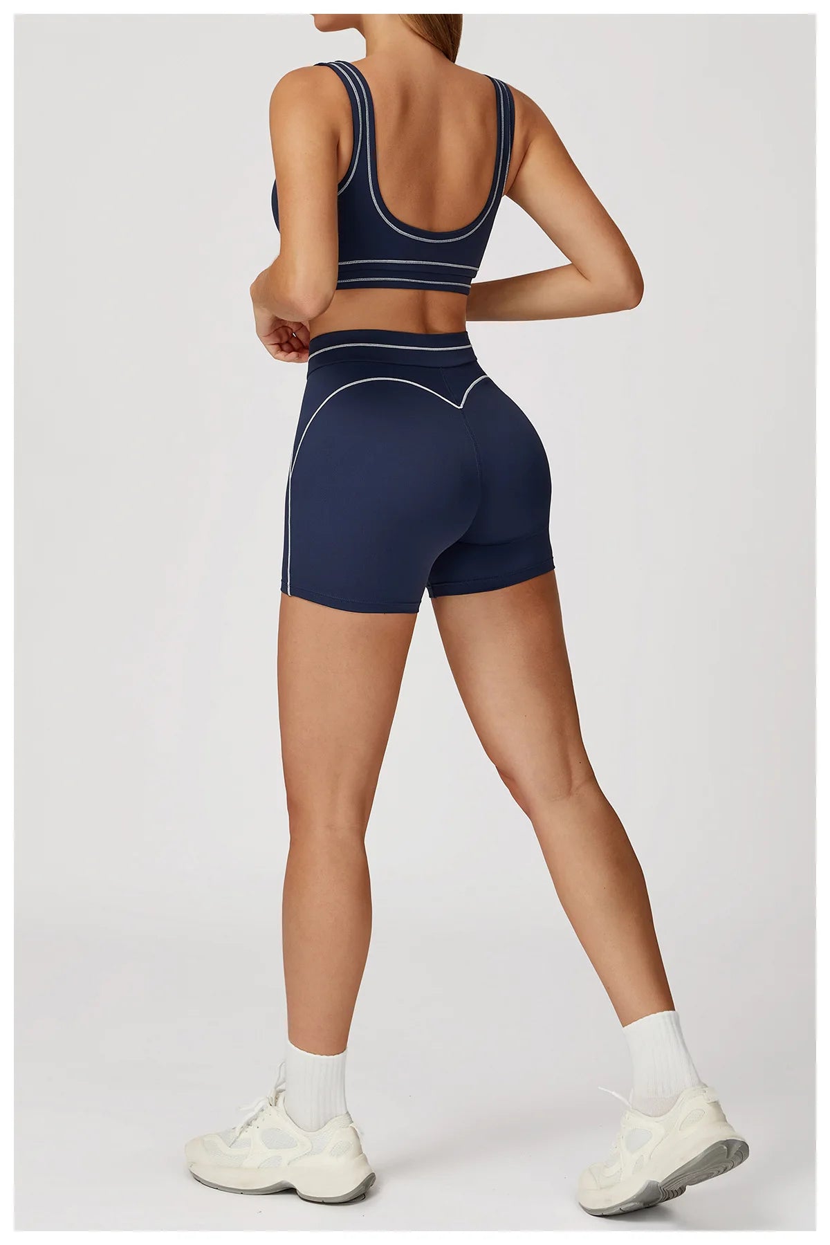 Yoga Shorts Women High Waist Workout Shorts Fitness Yoga Lift Butt Fitness Ladies Yoga Gym Running Impact Short Pants Sportswear