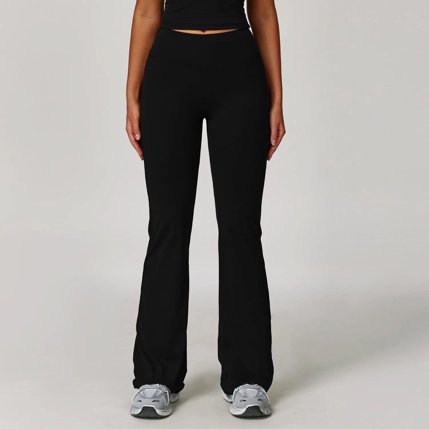 Wide Leg Pants Women Bell-bottoms High Waist Yoga Leggings High Stretchy Butt Lifting Breathable Sports Pants Women Gym Leggings