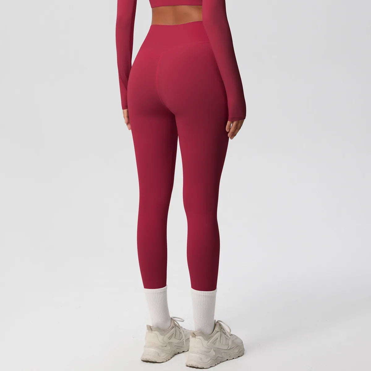 Leggings Female High Elastic Seamless Tights High Waist Butt Lift Sexy Fitness Pants Knit Slim Gym Running Yoga Leggings