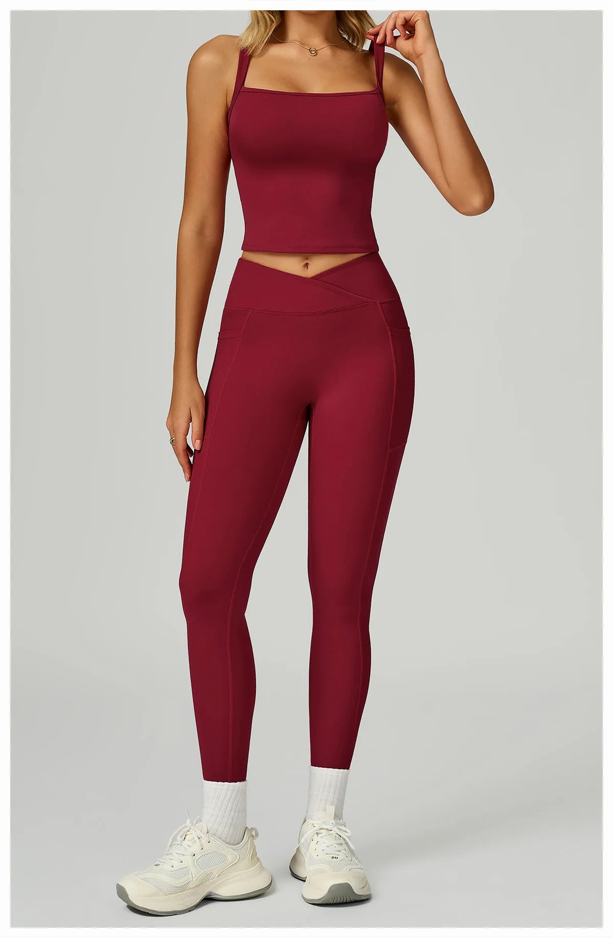 Cross Waist Head Gym Leggings Women Yoga Pants Sexy High Waist Booty Lifting Leggings Pants Women Sports Clothing Fitness Wear