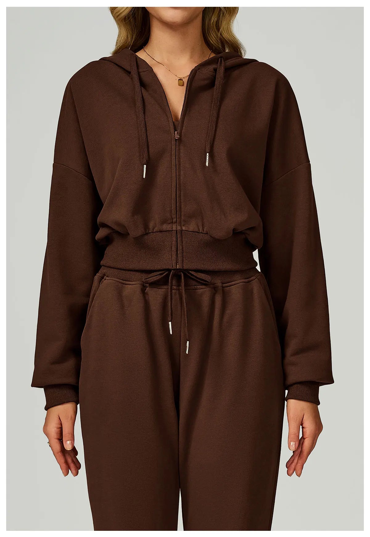 Winter Zipper Sports Hoodie for Women Hooded Long Sleeved Casual Loose and Versatile Hoodie Women Running and Fitness Sportswear