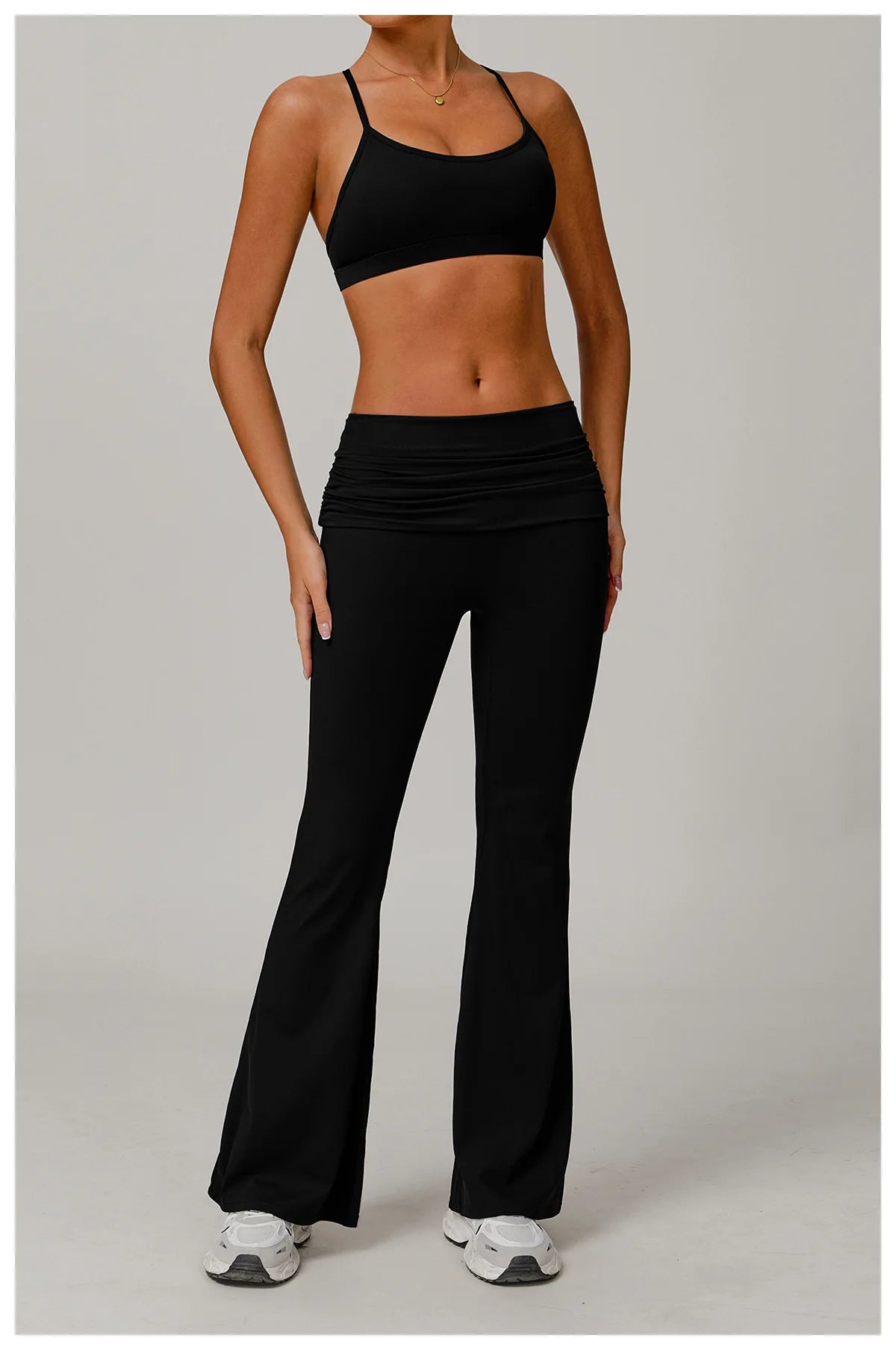 Yoga Clothes 2 Piece Women's Tracksuit Athletic Wear Pilates Fitness Suit Gym Workout Push Up Clothes Sports Bra Leggings Suit