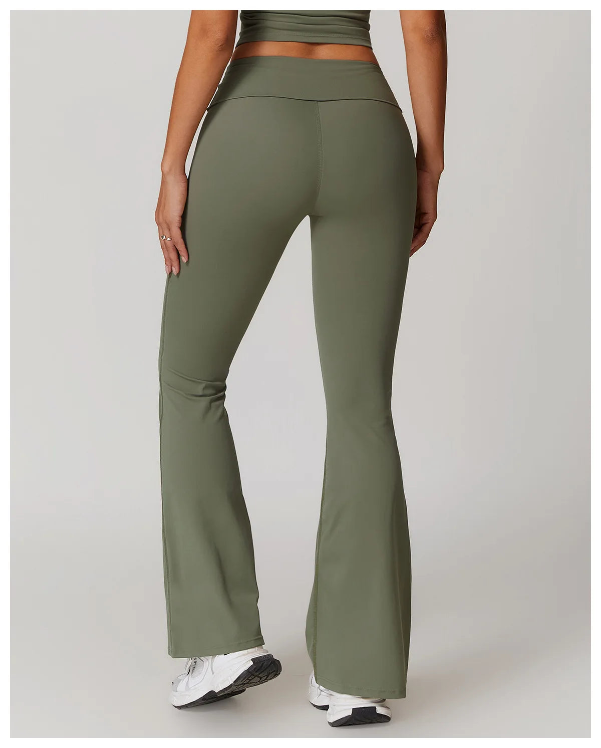 Yoga Pants Gym Leggings Women Bell-bottoms High Waist Push Up Sport Tights Running Cycling Fitness Workout Leggings Gym Clothing