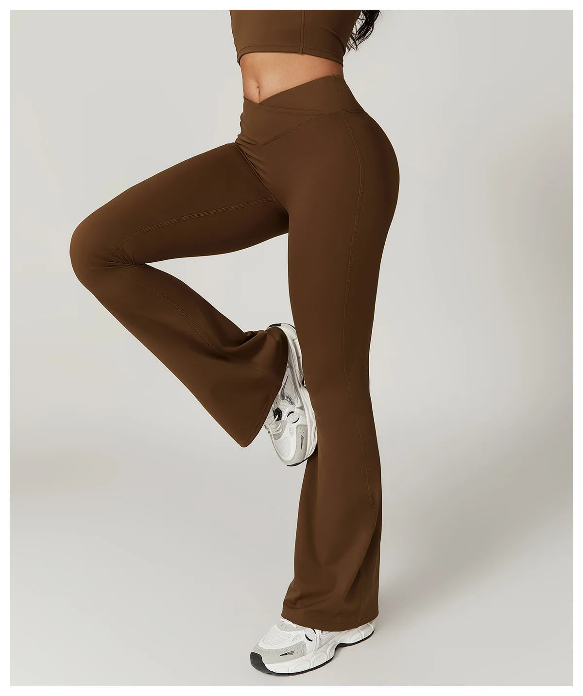Flare Leggings Yoga Pants Women Bell-bottoms Yoga Tights High Waist Fitness Pants Stretch Gym Workout Sports Push Up Leggings