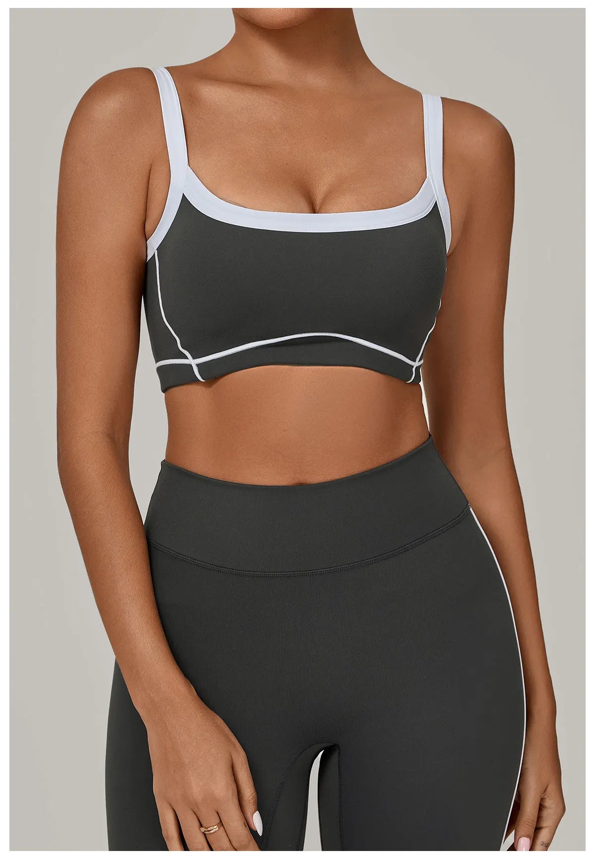 Patchwork Sports Bra Anti-Sweat Fitness Top Women Yoga Bra Shockproof Crop Top Push Up Sport Bra High Strength Gym Workout Top