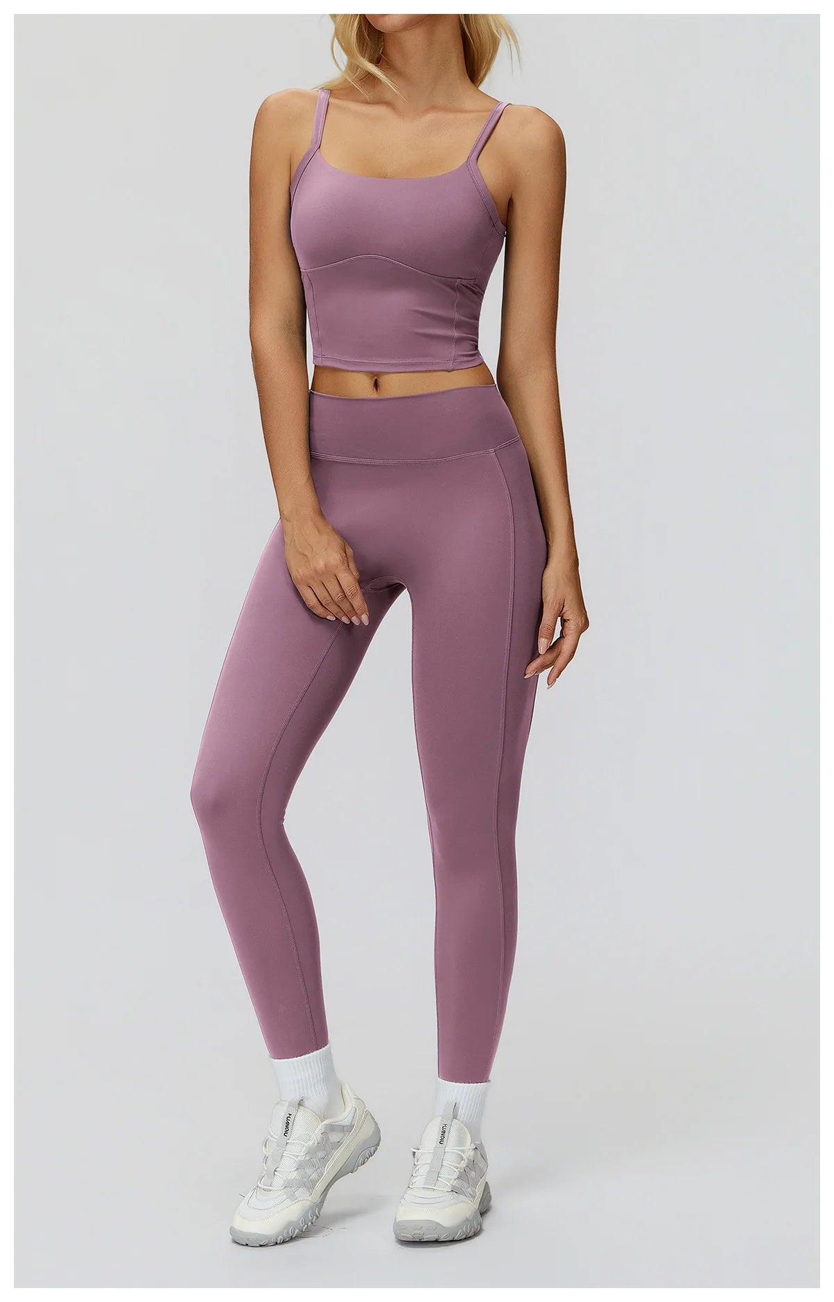 Yoga Suit 2PCS Women Tracksuit Sports Bra High Waist Legging Gym Set Fitness Outfit Running Workout Clothes Push Up Sportswear