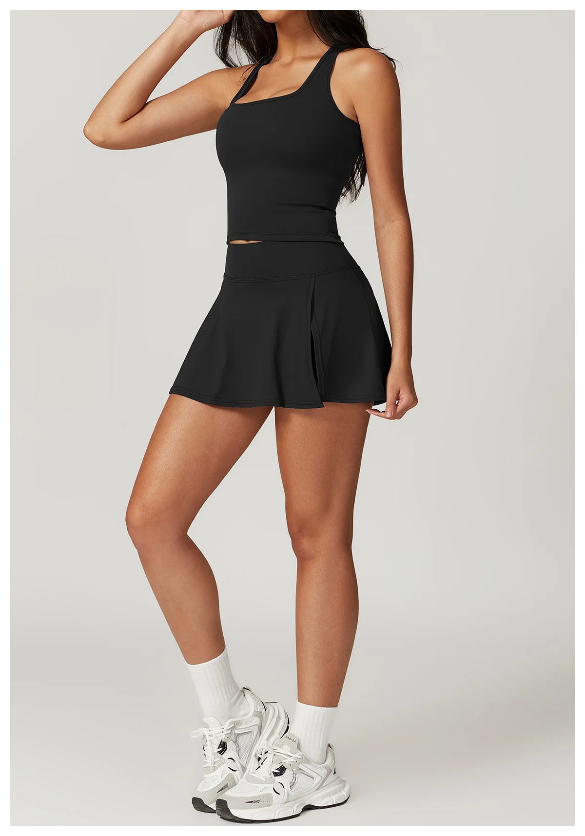 Summer Slim Yoga Shorts Women Short Skirts Ultra Short Mini Skirts Gym Exercise Running Fitness Tennis Anti-Light Sports Skirts