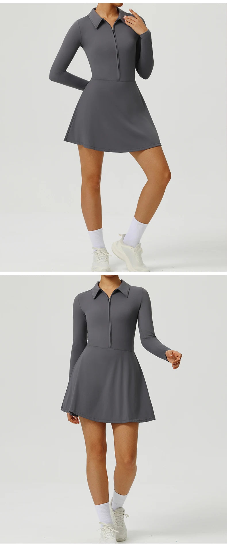 Gym Jumpsuits Women's Rompers Fitness Suit Sports Overalls Woman Tracksuit Yoga Clothing Workout Zipper Long Sleeved Sportswear