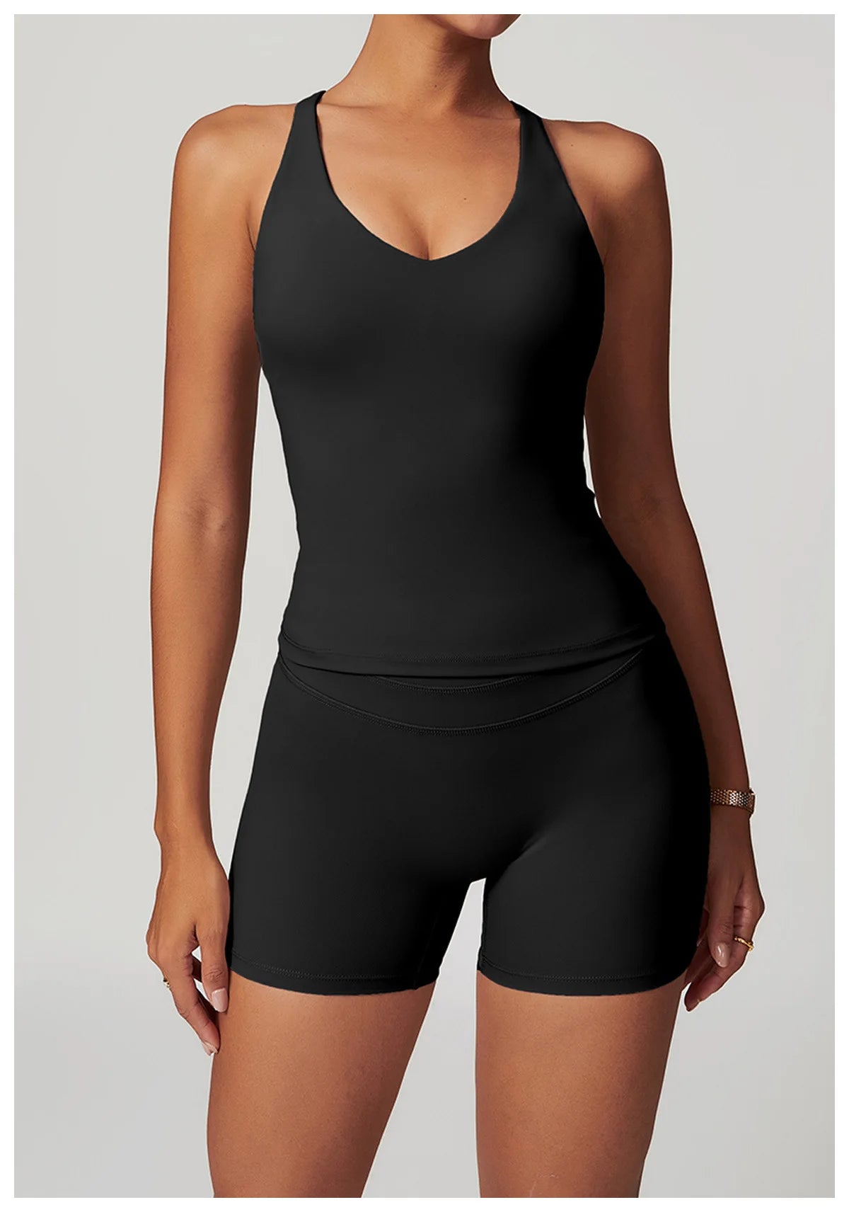 Yoga Suit 2PCS Sports Set Women Quick-Drying Gym Set Women Tracksuit Running Workout Short Sleeves Sports Yoga Clothing