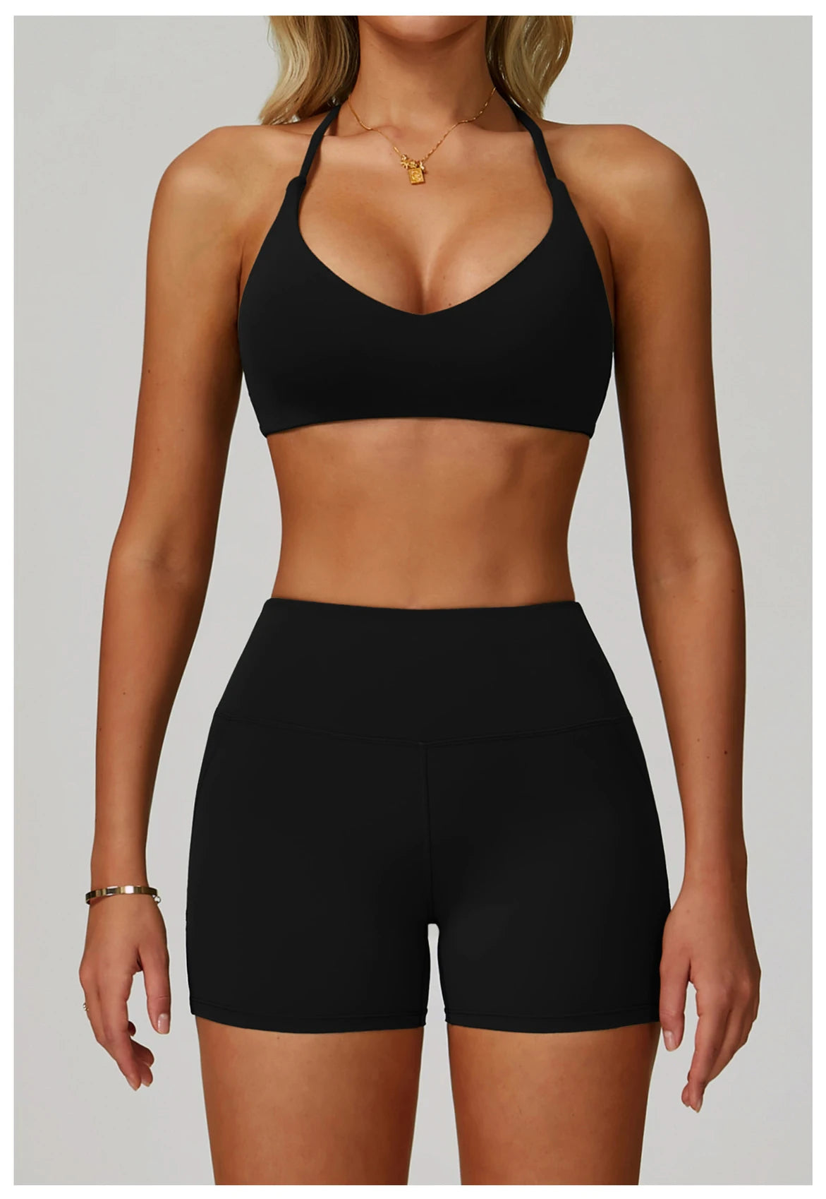 Cross Shoulder Straps Sports Bra Anti-Sweat Fitness Top Women Yoga Bra Shockproof Crop Top Push Up Sport Bra Gym Bra Workout Top