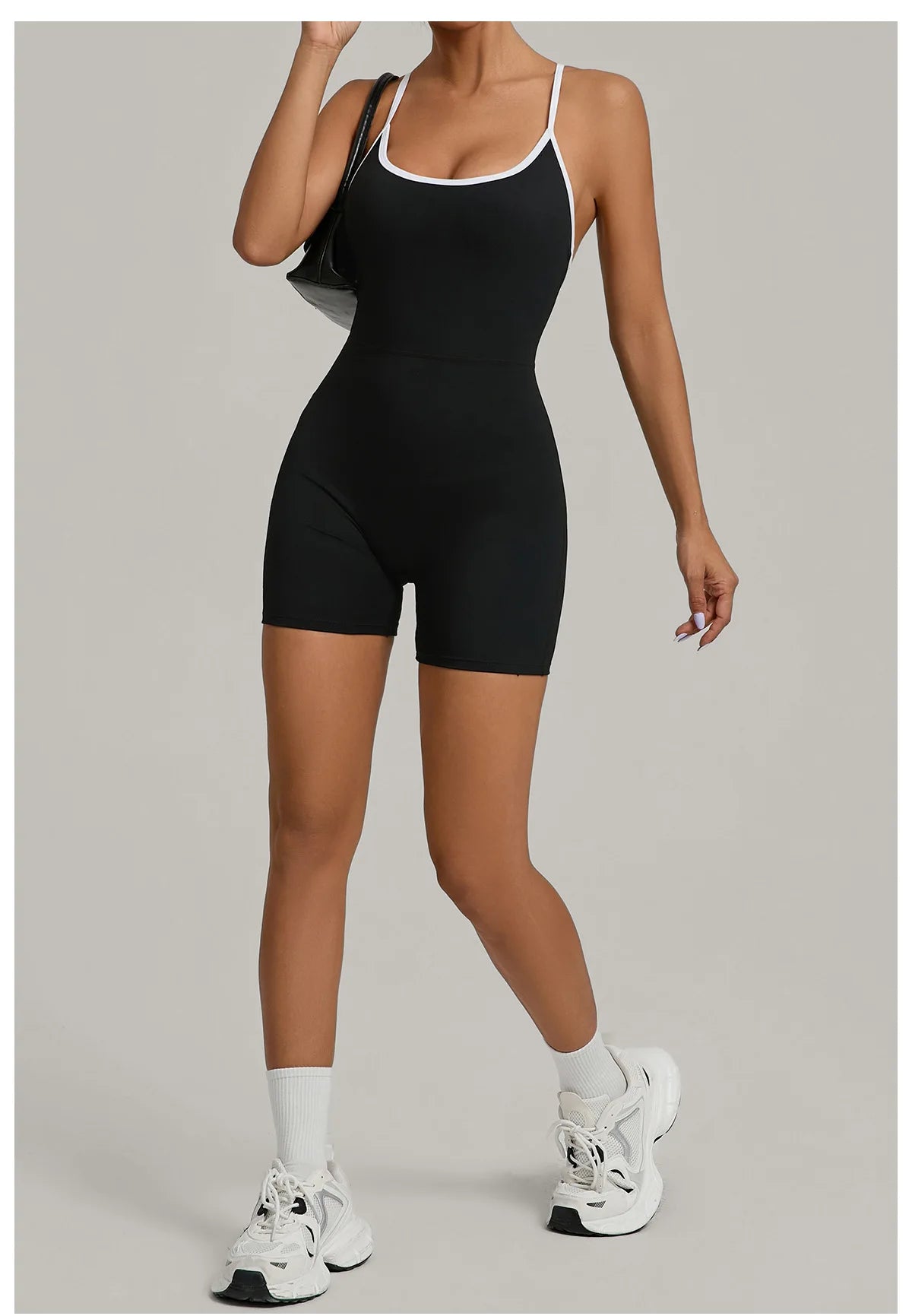 Summer Workout Jumpsuit Sports Overalls Women Rompers Gym Clothing Running Fitness Suits Gym Tracksuit Short Sportswear Yoga Set