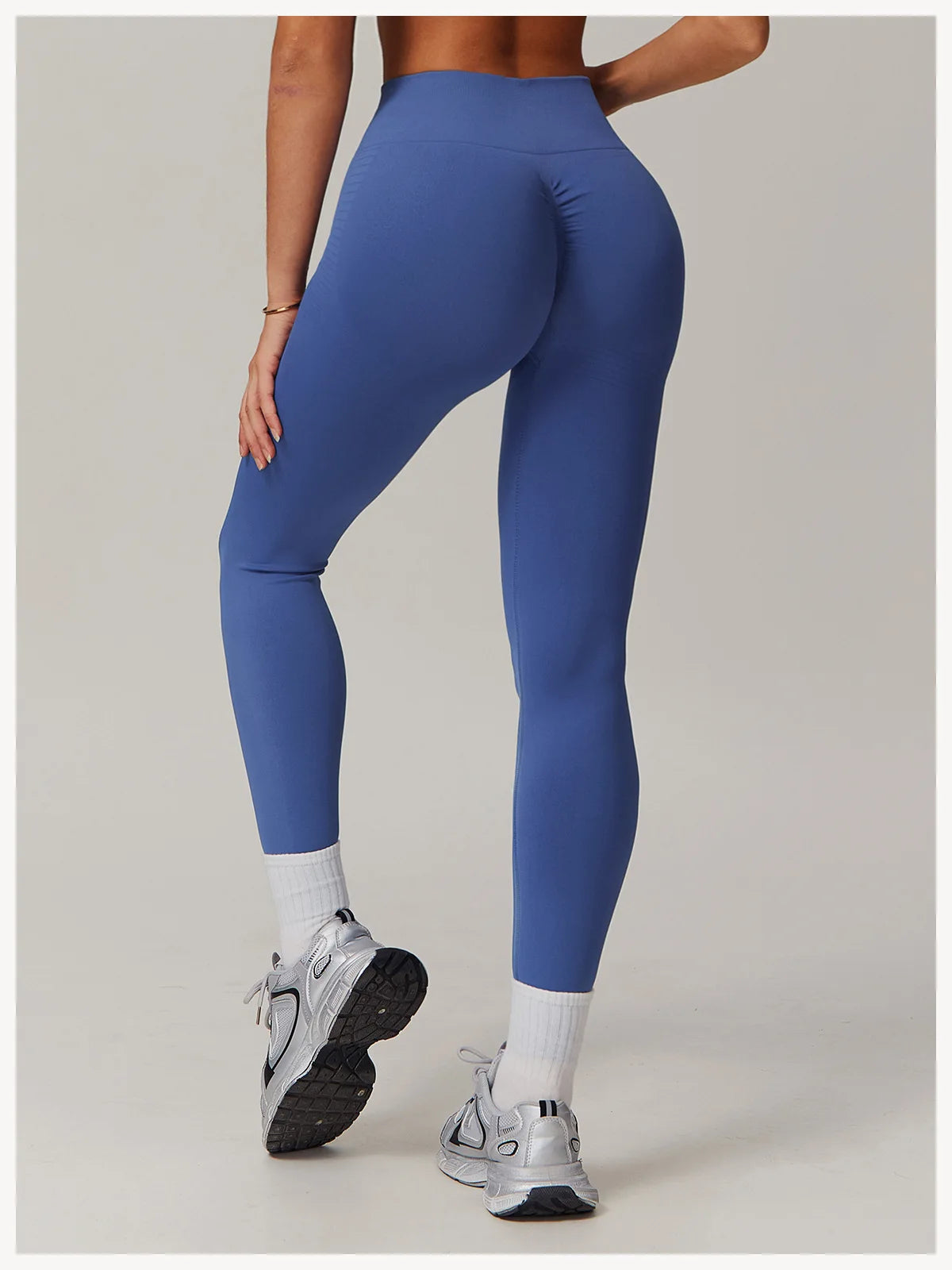 High Waist Seamless Leggings Women Fitness Running Yoga Pants Ribbed Leggings Energy Gym Tights Leggings Casual Workout Leggings