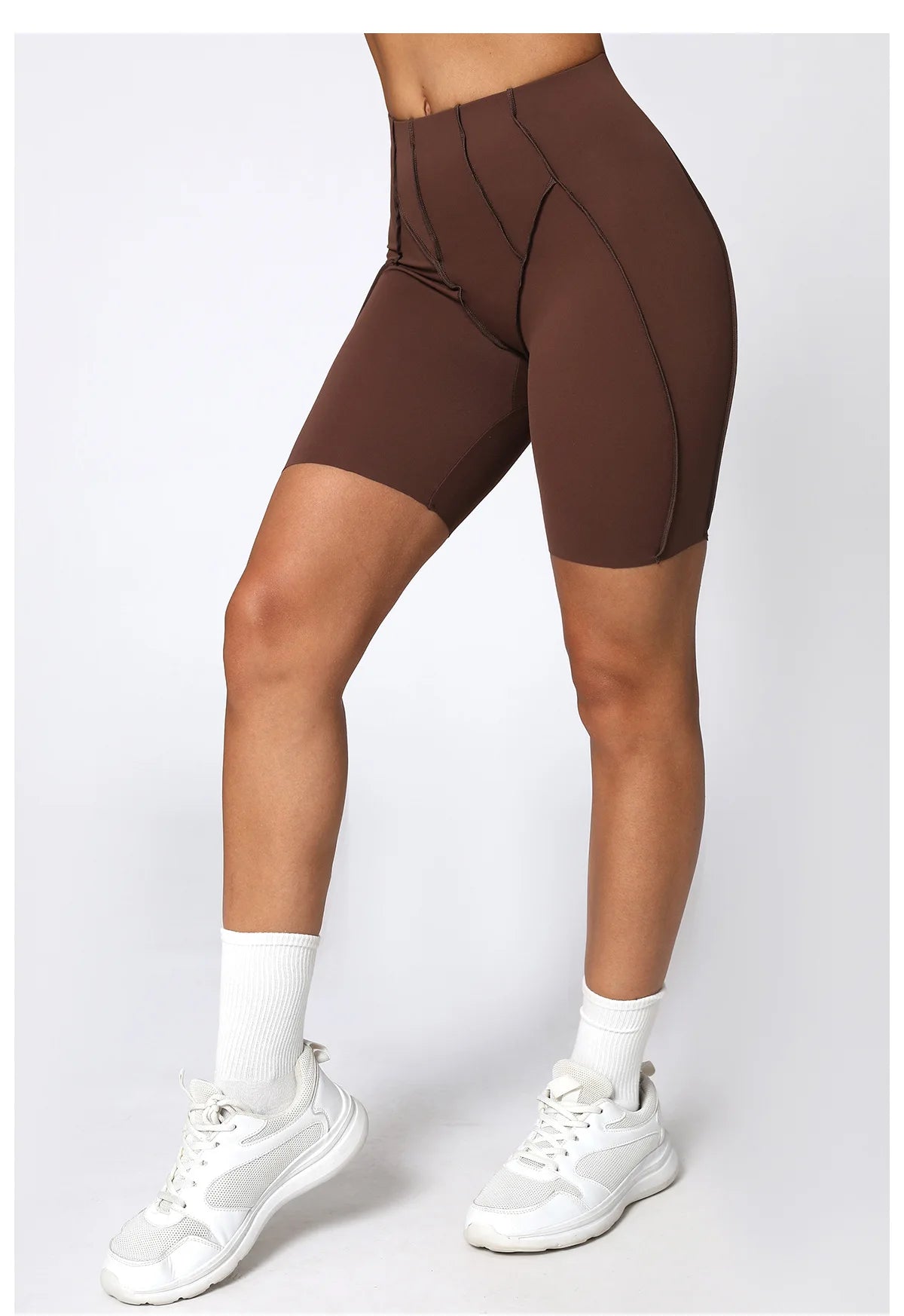 Impact Yoga Shorts High Waist Workout Fitness Lift Peach Butt Fitness Tights Gym Running Body Shaper Pants Casual Sportswear