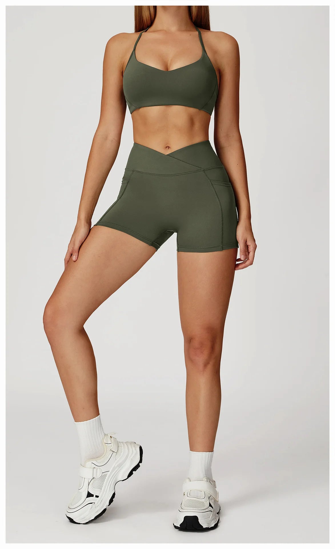 Women Tracksuit Yoga Set 2PCS Gym Workout Clothes for Female Push Up Bra High Waist Leggings Sexy Fitness Sportswear Sports Suit