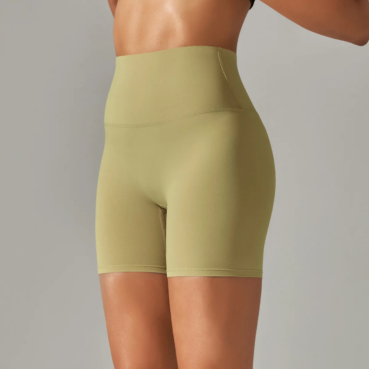 Seamless Yoga Shorts Women Fitness Shorts Running Cycling Shorts Breathable Sports Leggings High Waist Summer Workout Gym Shorts