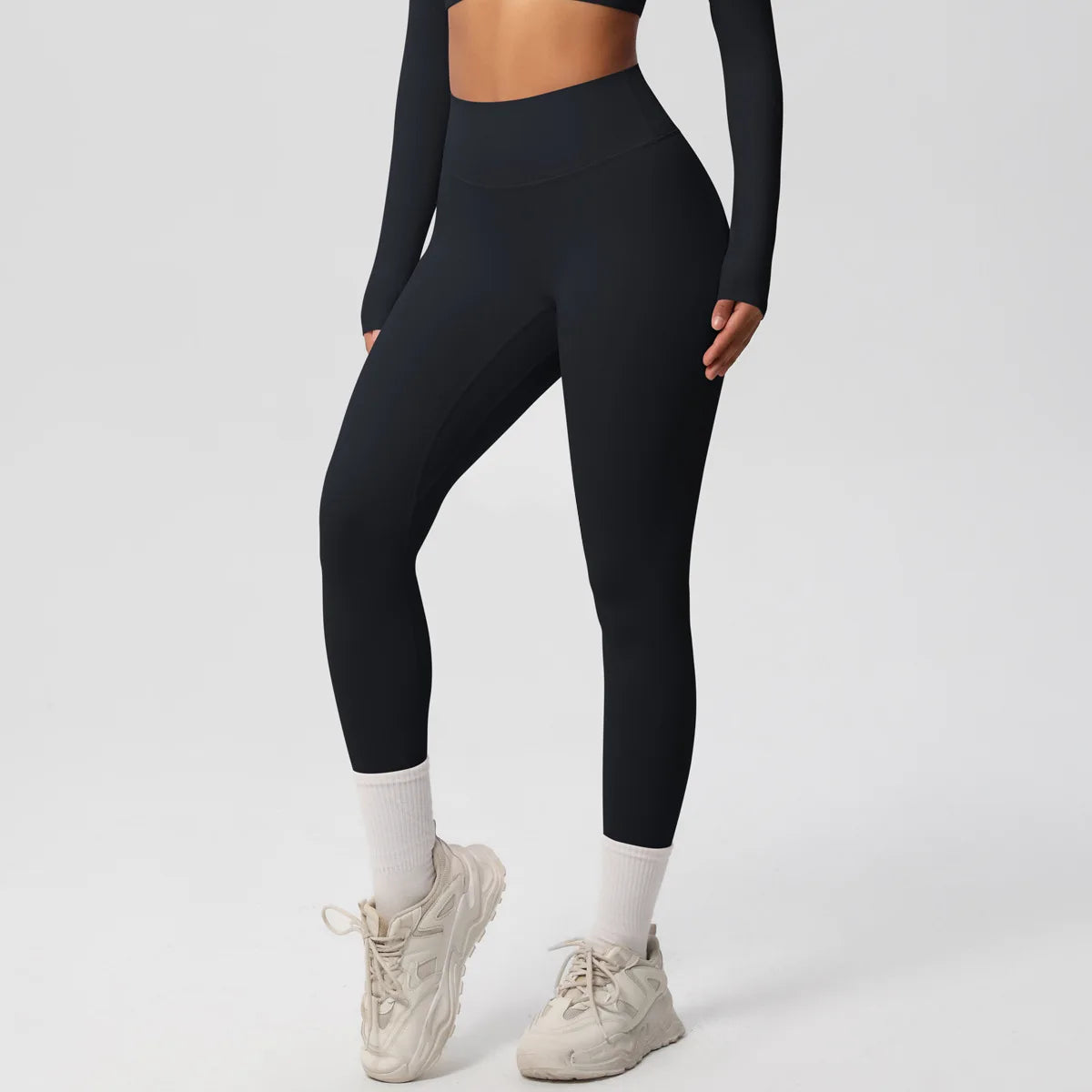 Leggings Female High Elastic Seamless Tights High Waist Butt Lift Sexy Fitness Pants Knit Slim Gym Running Yoga Leggings
