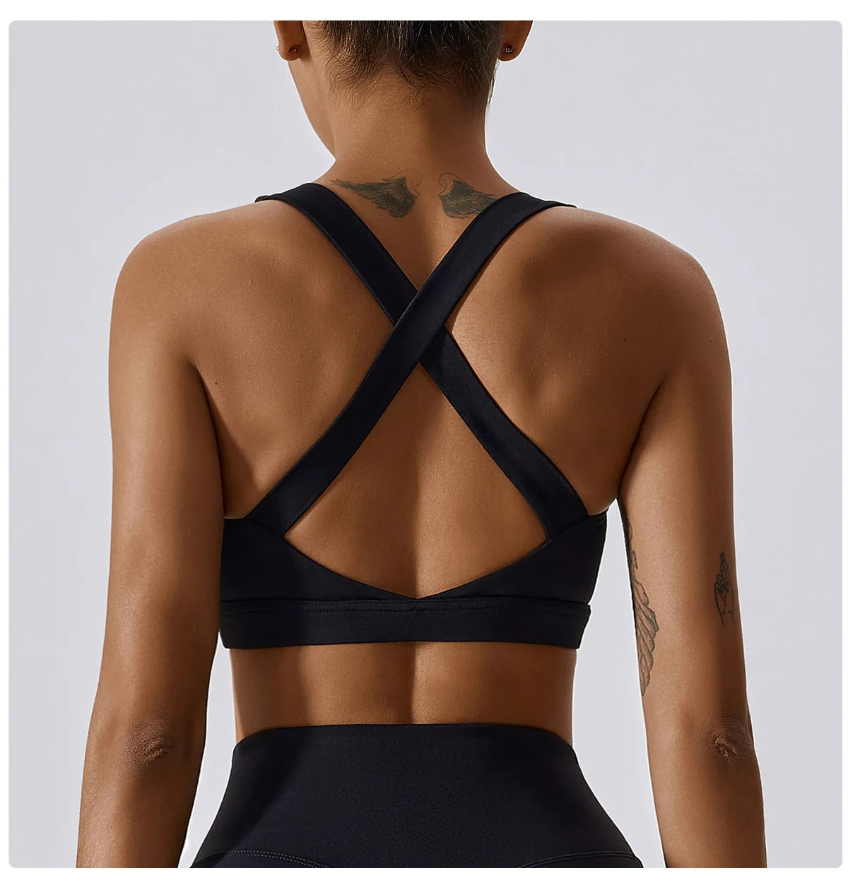 Breathable Sports Bra Shockproof Crop Anti-sweat Fitness Top Women Yoga Bra Push Up Sport Gym Running Workout Top Soft Underwear