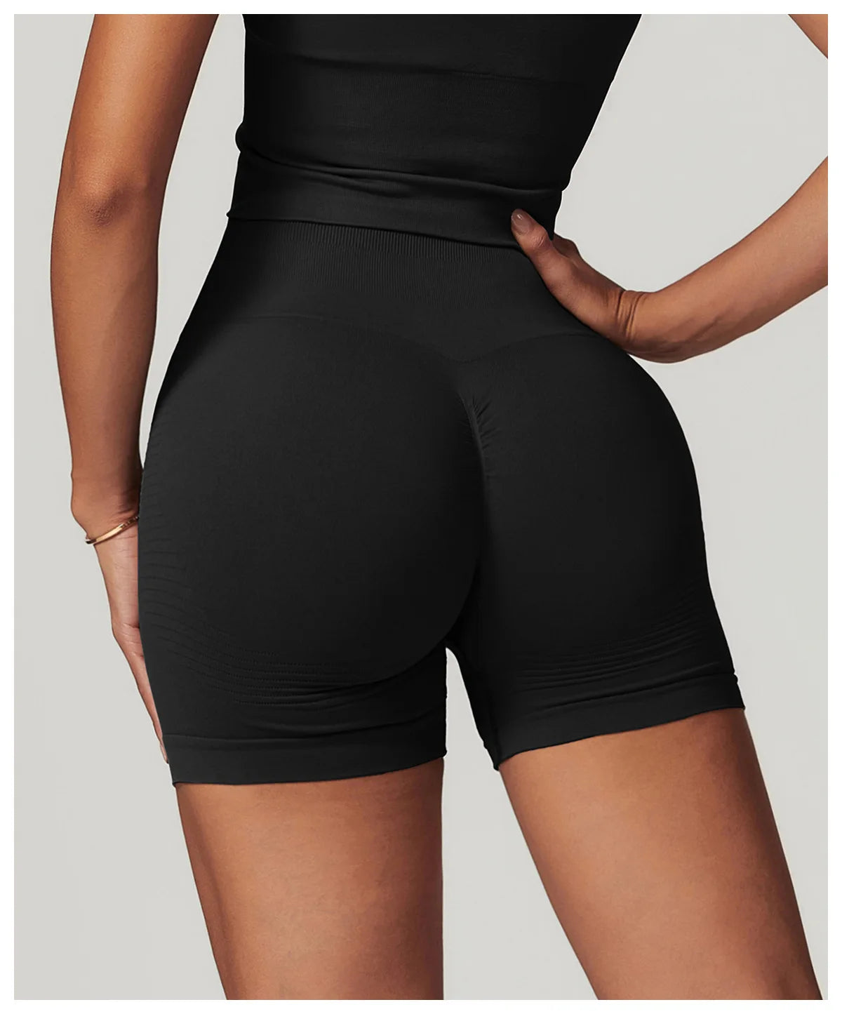 Seamless Women Yoga Shorts High Waist Workout Shorts Fitness Yoga Lift Butt Fitness Ladies Yoga Tights Gym Running Short Pants