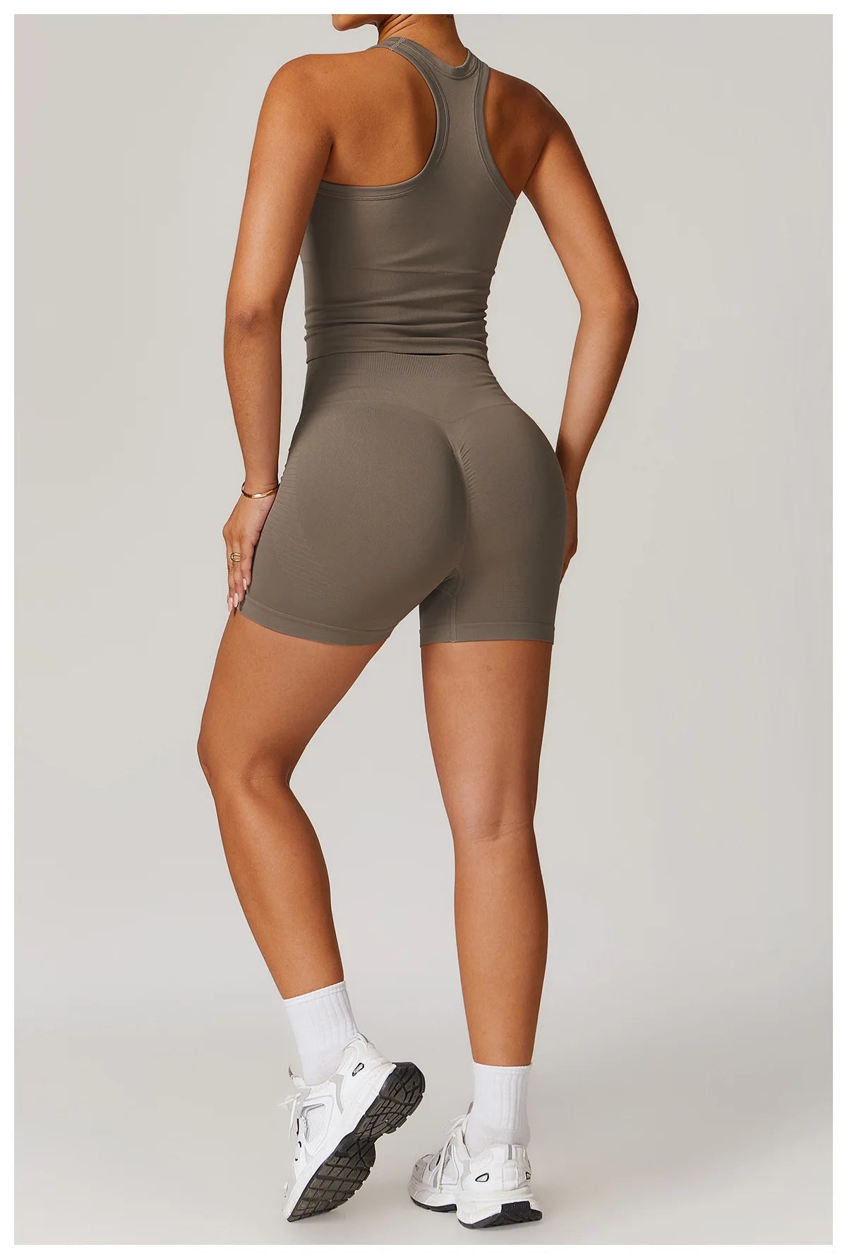 2PCS Seamless Women Tracksuit Yoga Set Workout Outfit Sportswear Gym Clothing Fitness Long Sleeve High Waist Legging Sports Suit