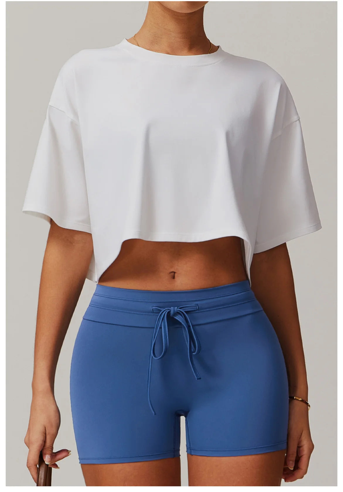 Summer New Sports Short Sleeved Top for Women Comfortable Round Neck Short T-shirt Fitness Running Yoga Short Sleeved Gym Shirt