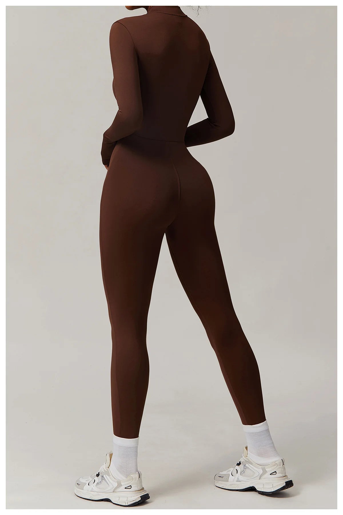 Winter Zipper Workout Jumpsuit Sports Overalls Women Gym Clothing Running Fitness Suit Gym Tracksuit Push Up Sportswear Yoga Set