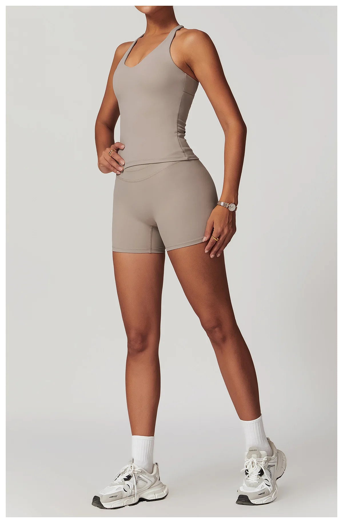 Yoga Suit 2PCS Sports Set Women Quick-Drying Gym Set Women Tracksuit Running Workout Short Sleeves Sports Yoga Clothing