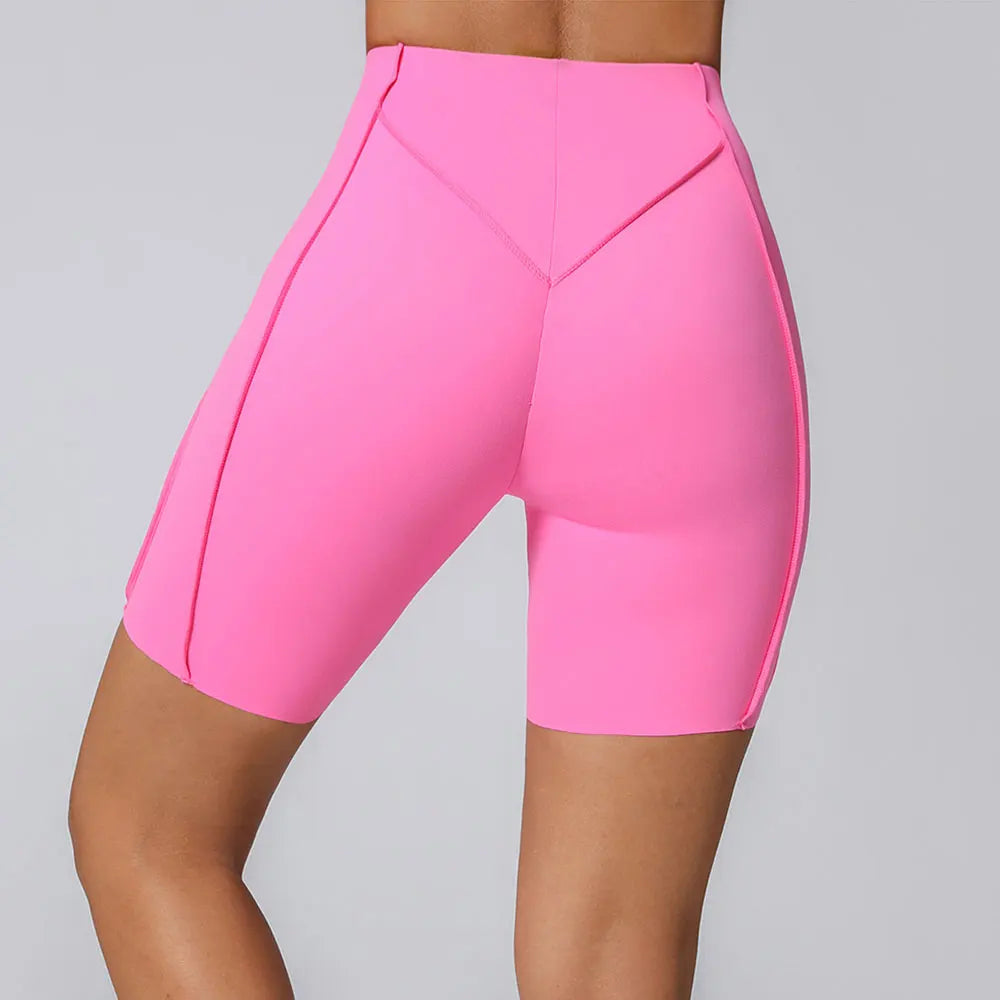 Impact Yoga Shorts High Waist Workout Fitness Lift Peach Butt Fitness Tights Gym Running Body Shaper Pants Casual Sportswear