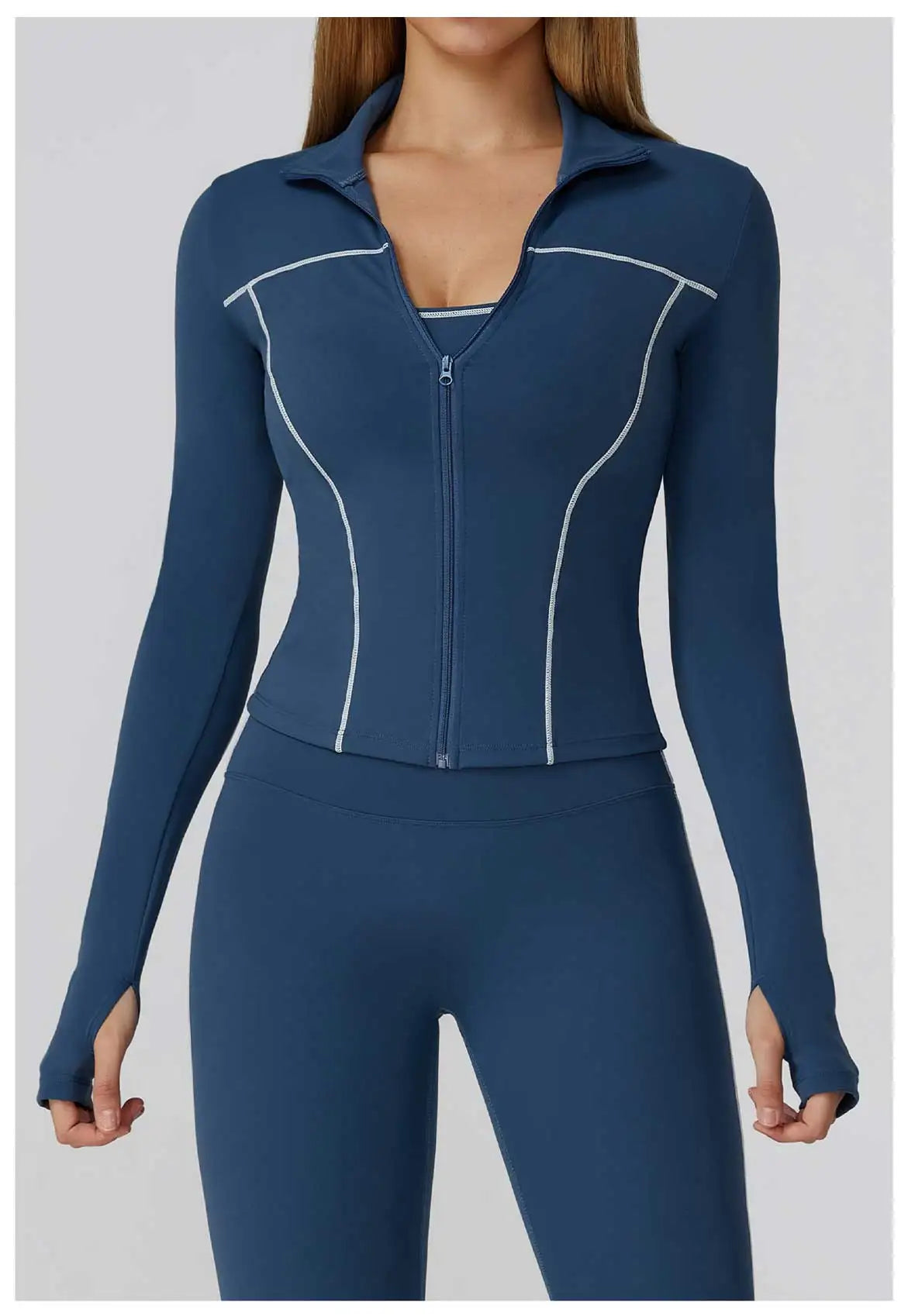 Yoga Clothes Women Sport Jacket Running Long Sleeve Shirt Sports Jackets Top Workout Coat Gym Training Clothing Workout Yoga Top