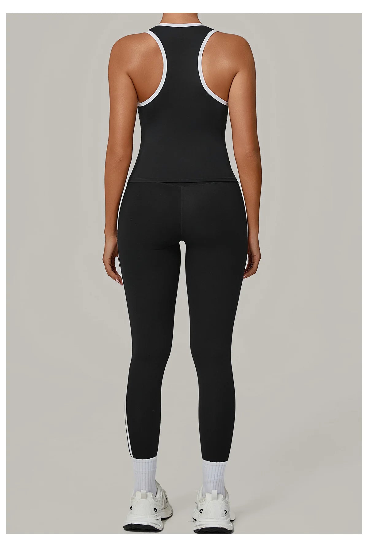 Sportswear 2PCS Women's Tracksuit Yoga Clothes Fitness Set Breathable Activewear Sexy Sports Bra Top High-Waisted Leggings Set