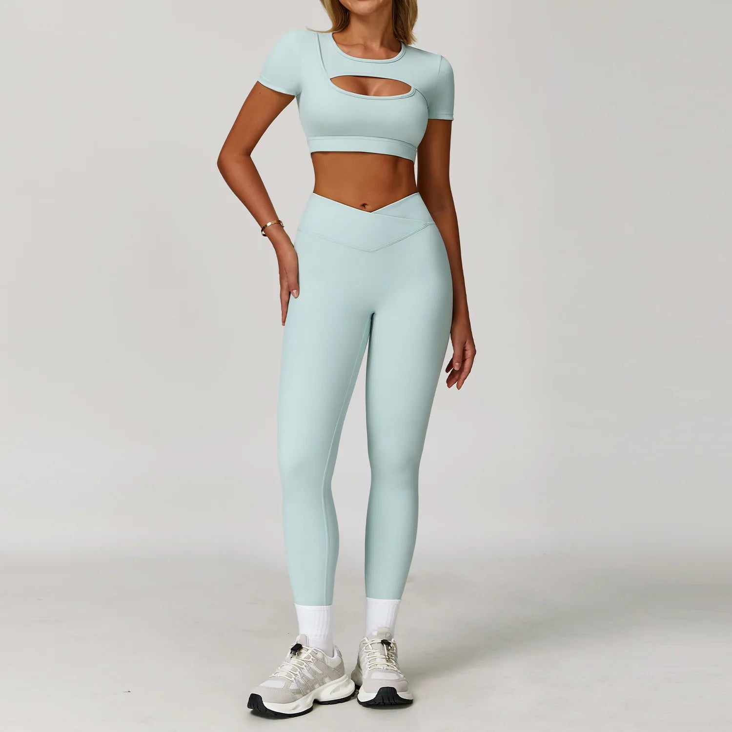 Sportswear Yoga Set 2PCS Gym Clothes Workout Outfits Yoga Suits For Women Tracksuits Fitness Set Sports Bra Running Gym Leggings