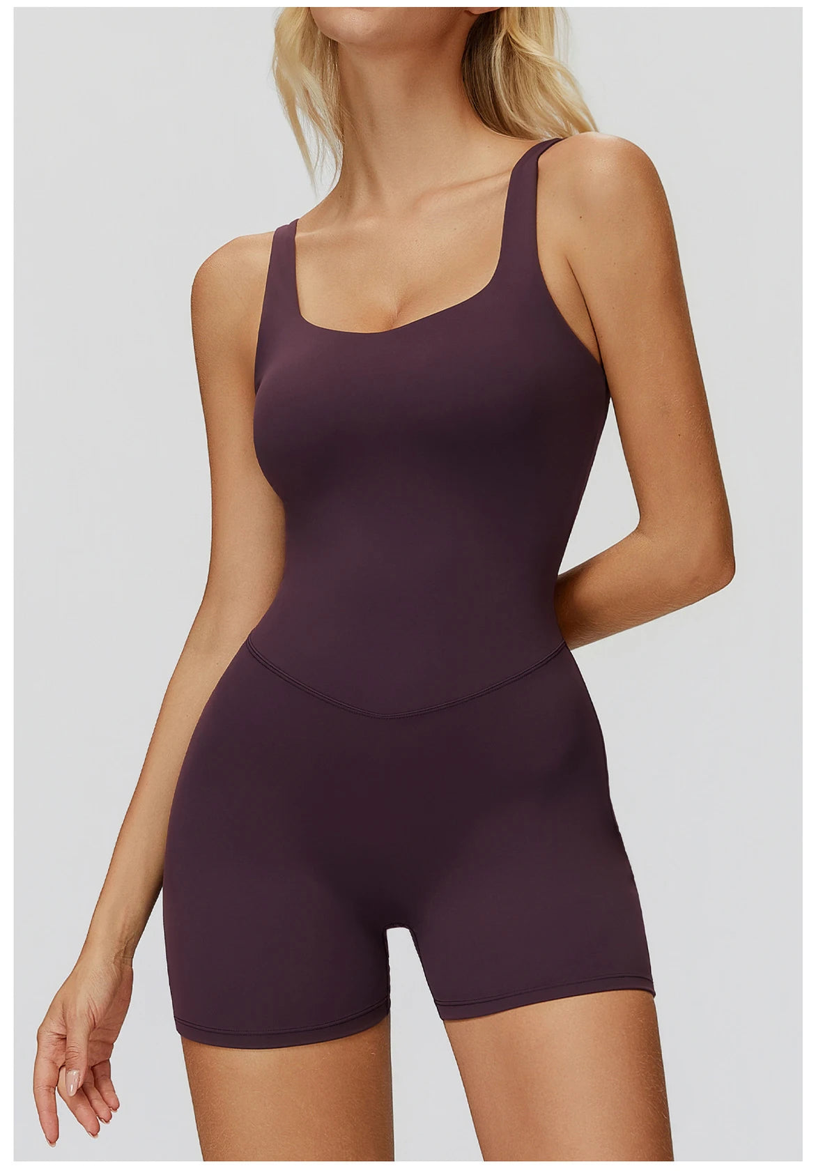 Jumpsuit Women's Short Tracksuit Yoga Set One-Piece Sportswear Push Up Gym Workout Clothes Fitness Stretch Bodysuit Yoga Suit