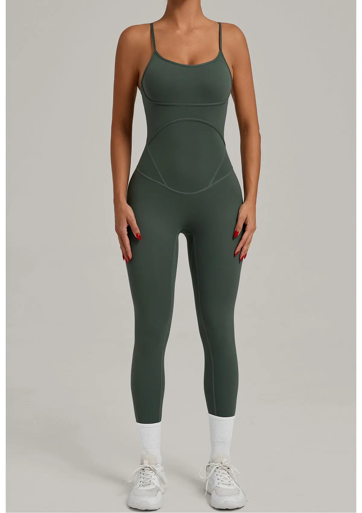Fitness Jumpsuit Women Tracksuit Sports Playsuit Running One Piece Yoga Suit Scrunch Backless Set Rompers Gym Clothes