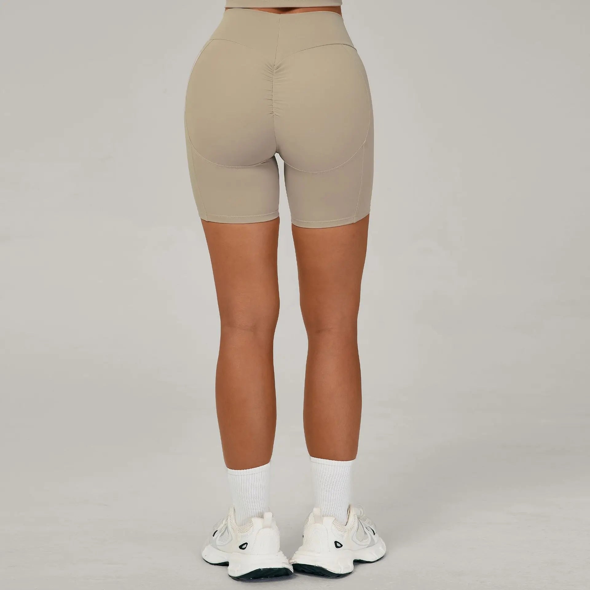 Impact Yoga Shorts Women High Waist Workout Shorts Fitness Yoga Tights Lift Butt Fitness Ladies Gym Running Cycling Short Pants