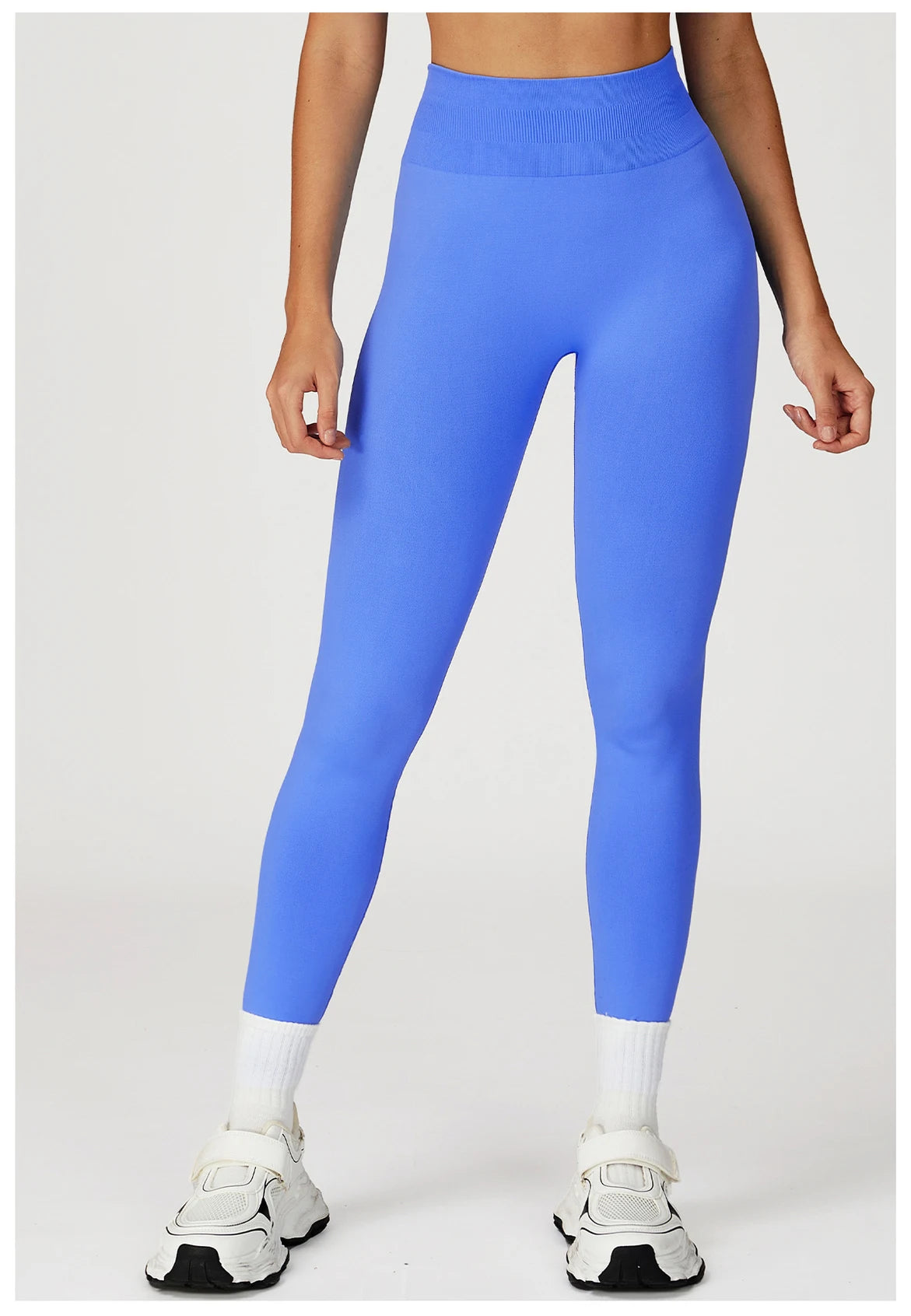 Seamless High Waist Solid Leggings Women Slim Tights Fitness Yoga Elastic Leggings Push Up Butt Knit Fashion Gym Workout Pants