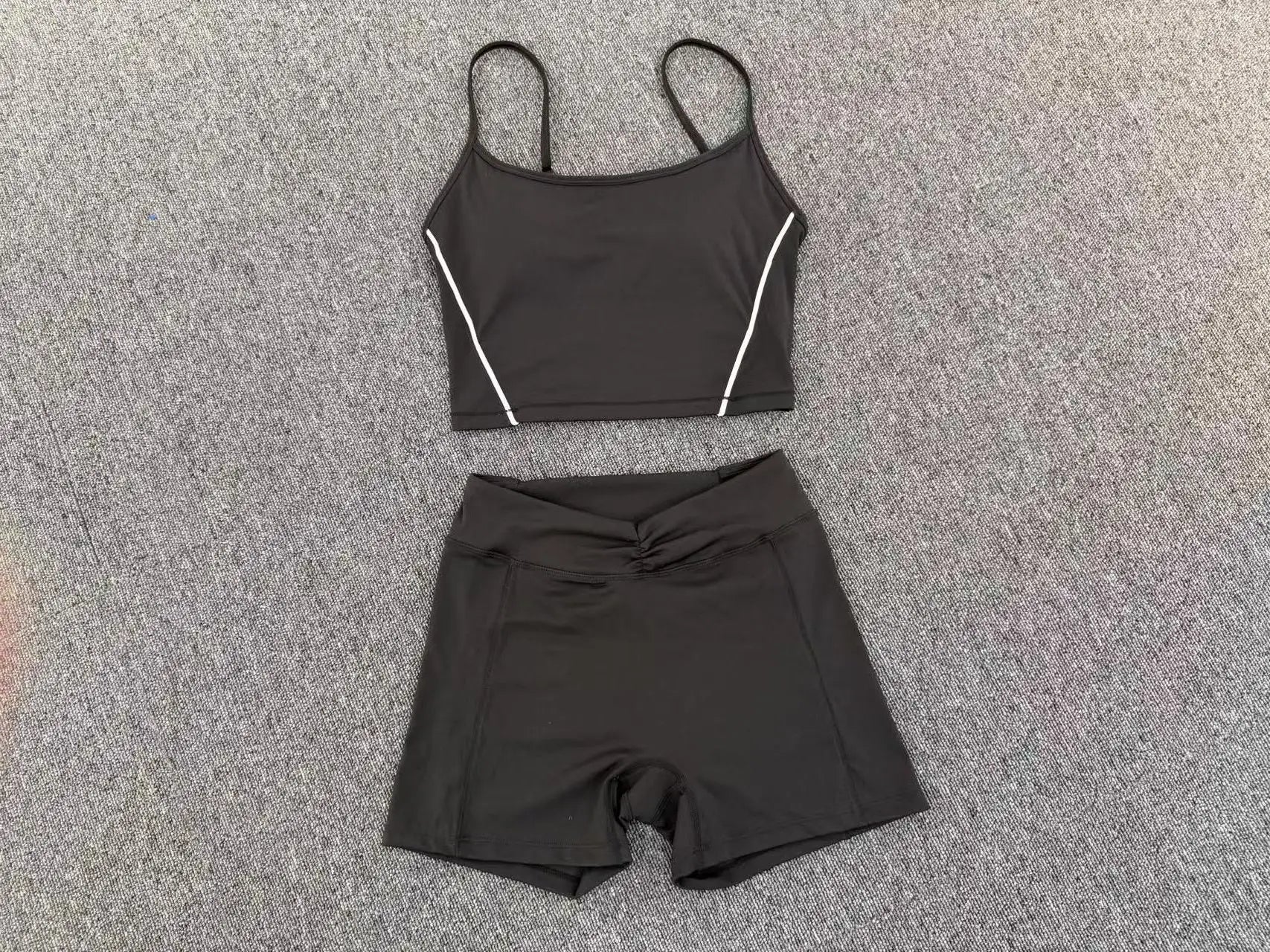 2 Pieces Yoga Sport Set Women Tracksuit Sports Bra Shorts Yoga Set Comfort Elastic Sportsuit Workout Outfit Fitness Gym Clothes