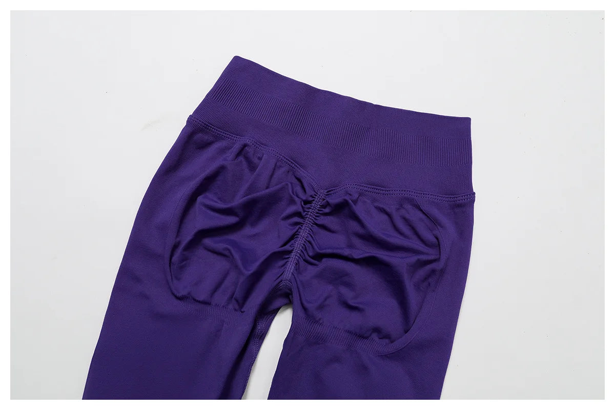 Seamless Yoga Leggings Women's High Waist Fitness Leggings Running Cycling Butt Lifting Sports Yoga Pants for Women Gym Leggings