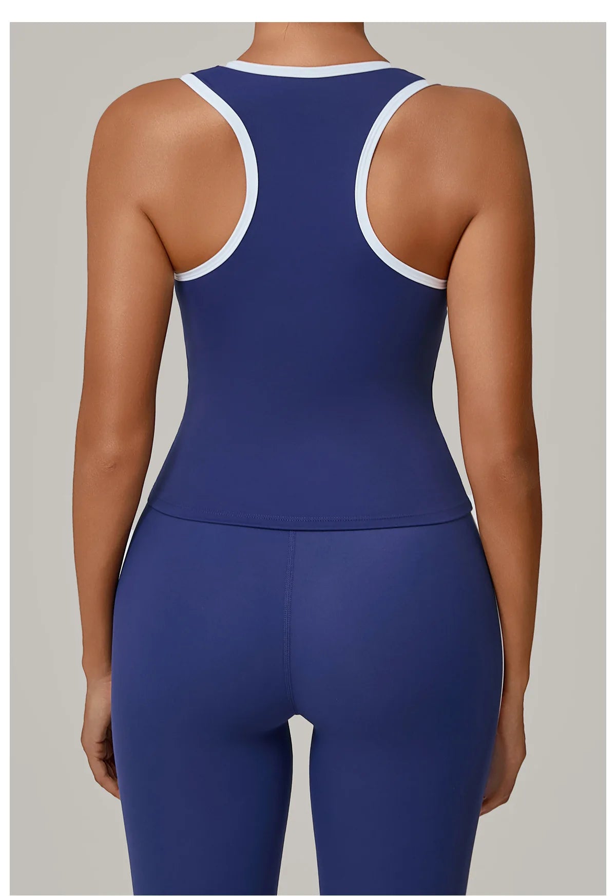 Women's Impact Strappy Top Sports Underwear Yoga Vest Fitness Tank Top Gym Beautiful Open Back Bra Running Workout Halter Bra
