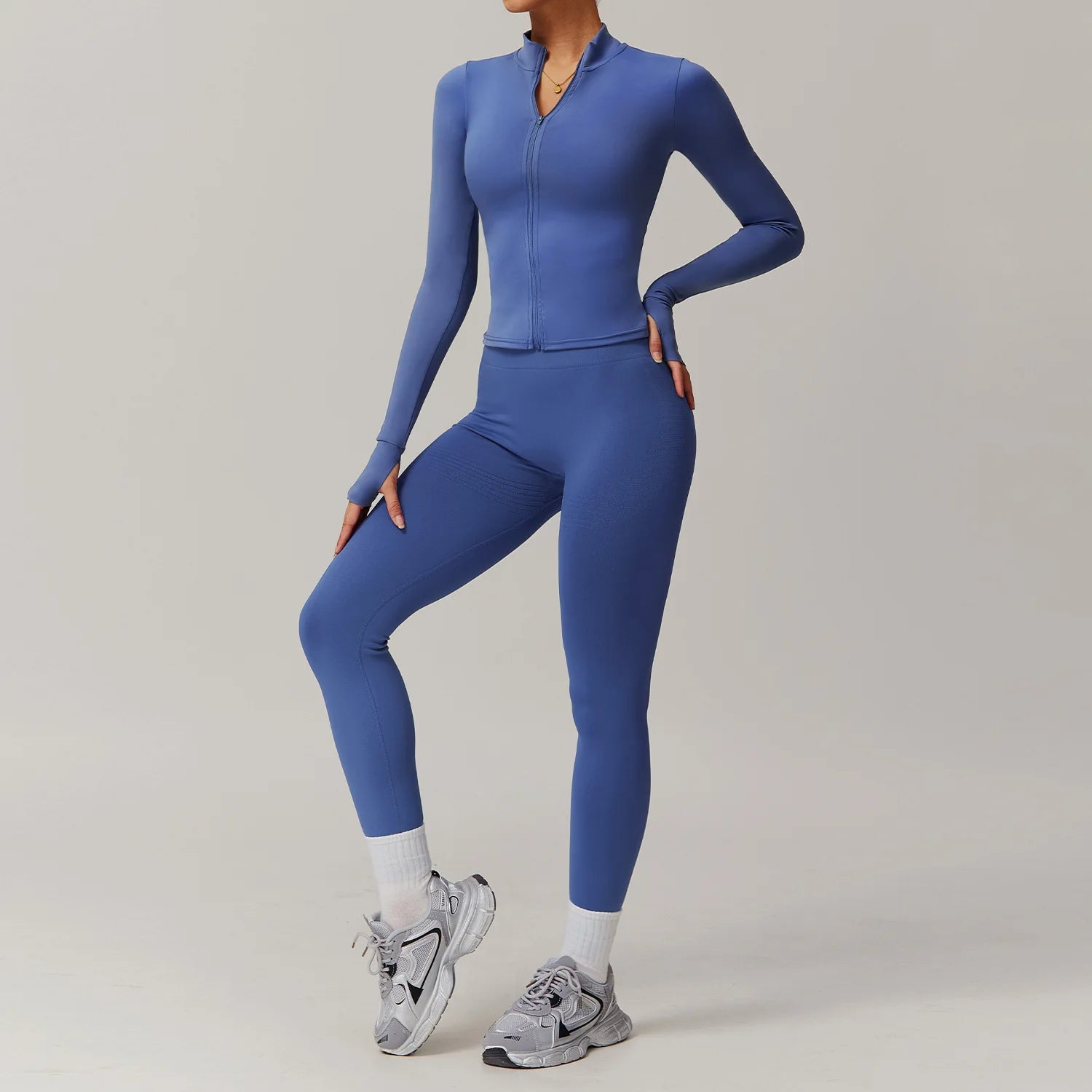 Women Yoga Suit 2PCS Sports Set Quick-Drying Gym Set Women Tracksuit Running Bra Workout Long Sleeve Sports Shirt Yoga Clothing