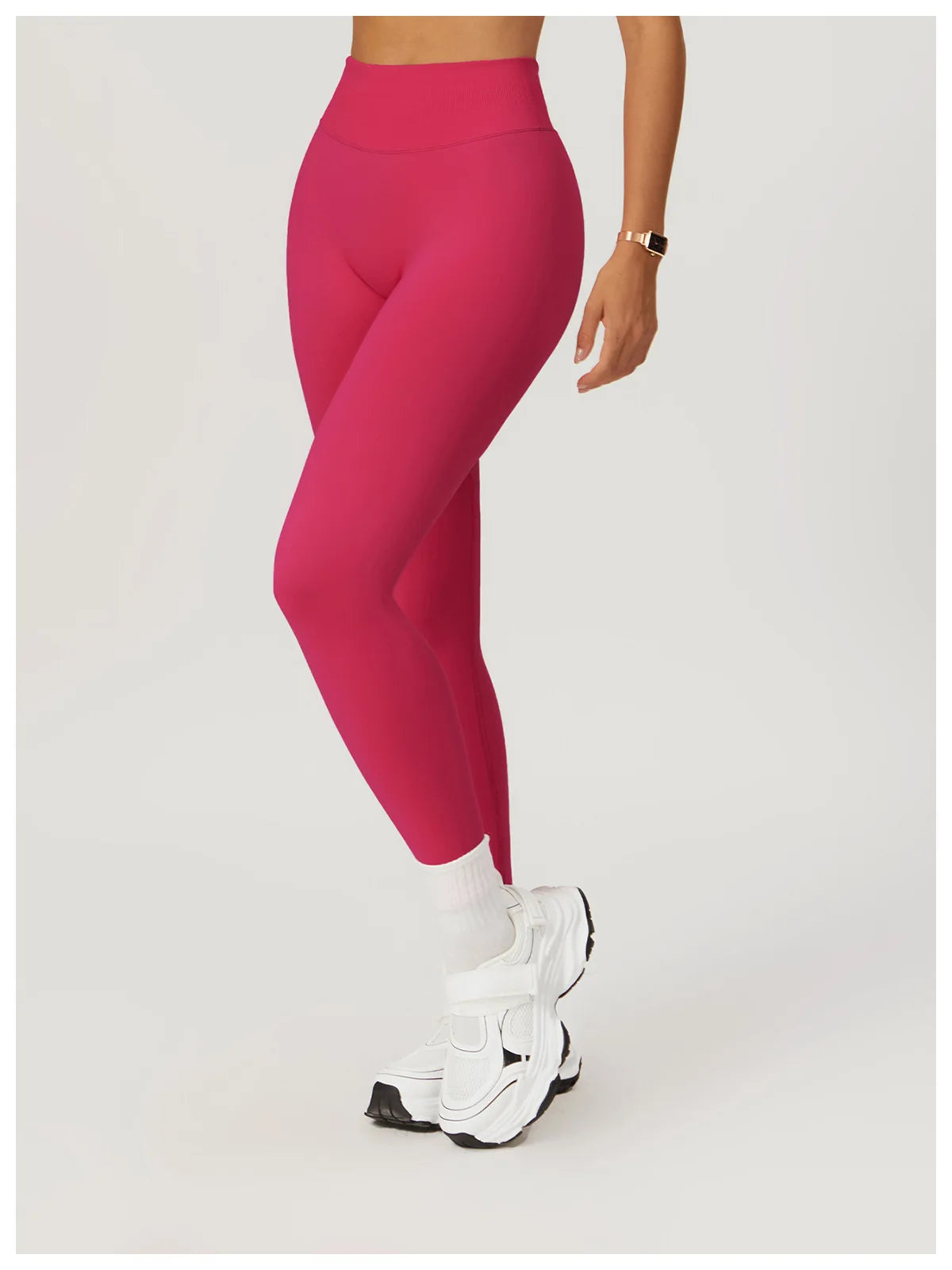 Seamless Fitness Leggings Women Sport High Waist Elastic Ribbed Yoga Leggings Gym Jogging Quick Dry Push Up Slim Pants Female