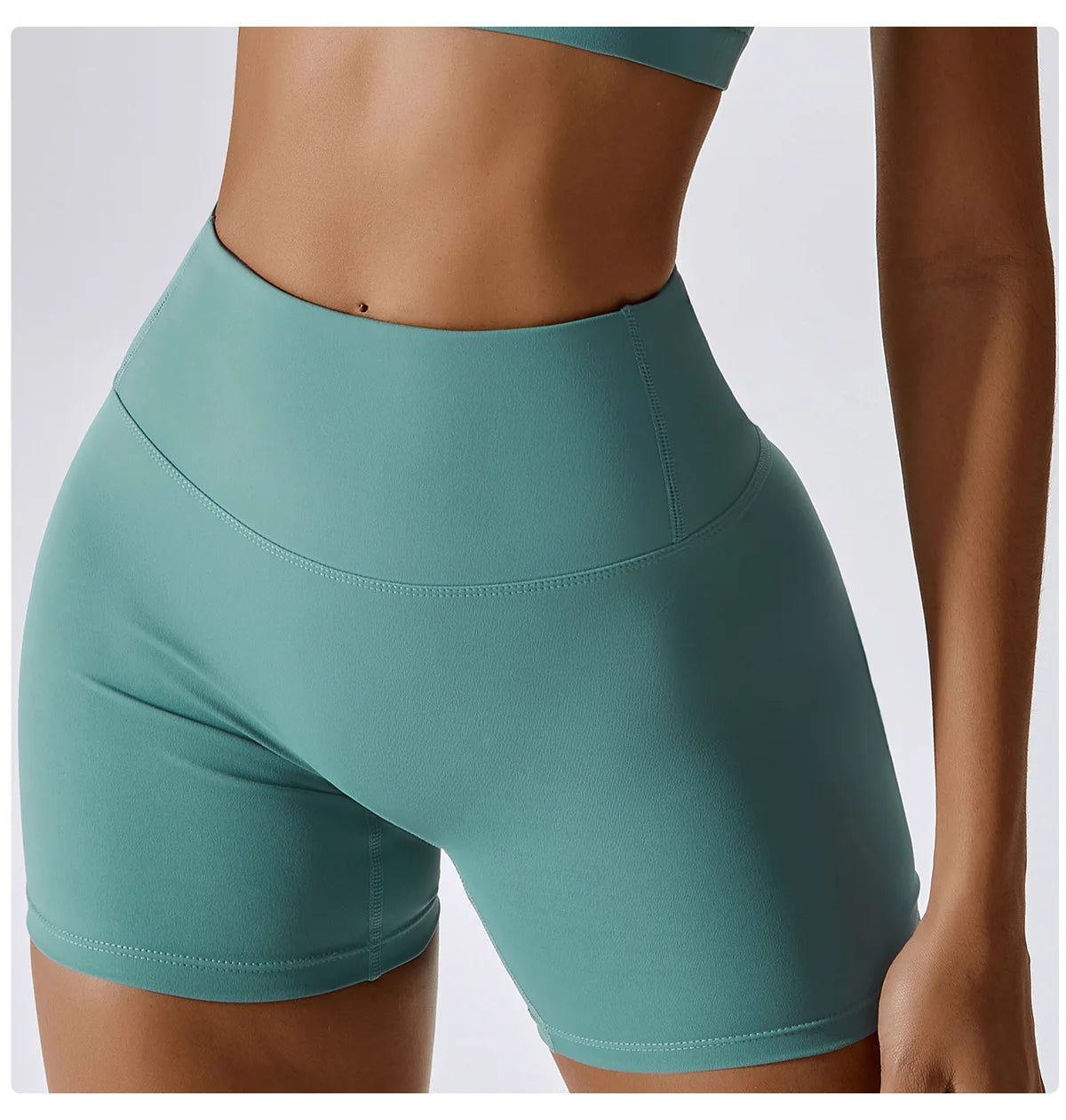 Sports Short Women Yoga Legging Shorts Squat Proof High Waist Running Fitness Shorts Quick Drying Cycling Workout Gym Shorts