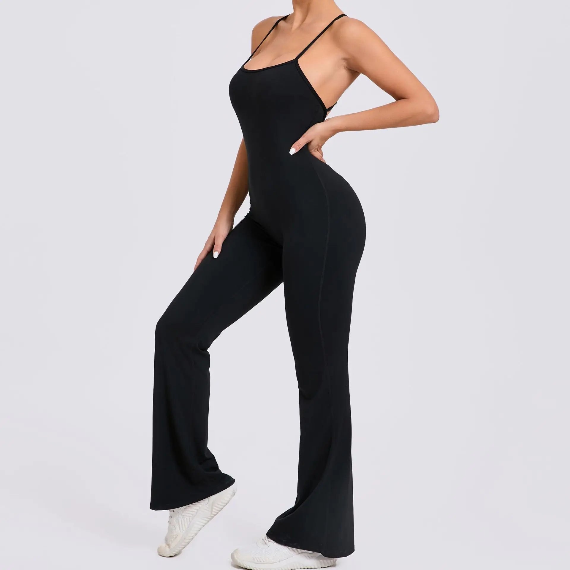 Workout Clothes Women Tracksuit Yoga Set Backless Jumpsuits One Piece Fitness Workout Rompers Sportswear Push Up Gym Set
