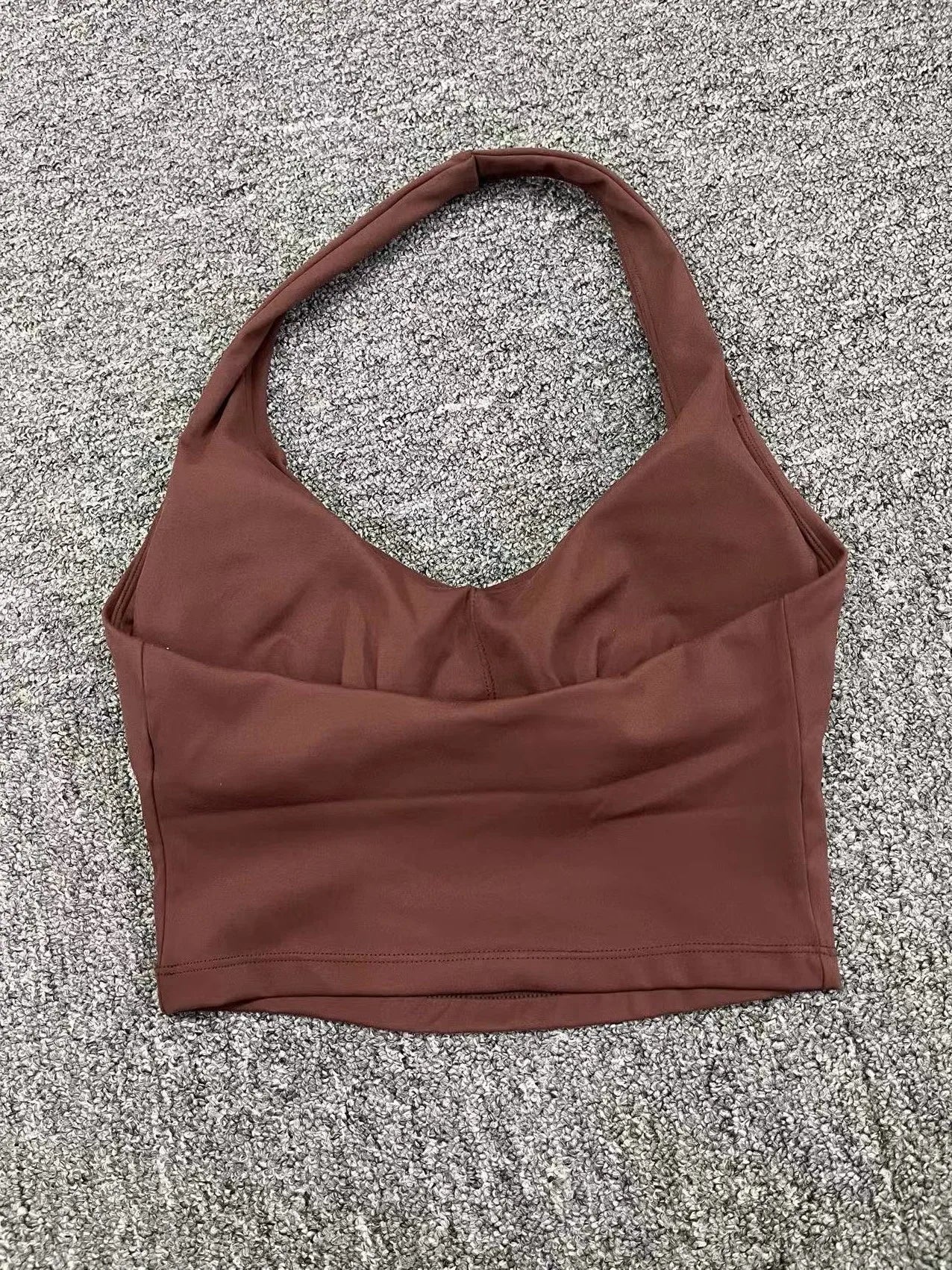 Women Hanging Neck Yoga Sports Bra Breathable Shock Proof Gym Workout Fitness Push Up Top Yoga Running Sportswear Vest Bra