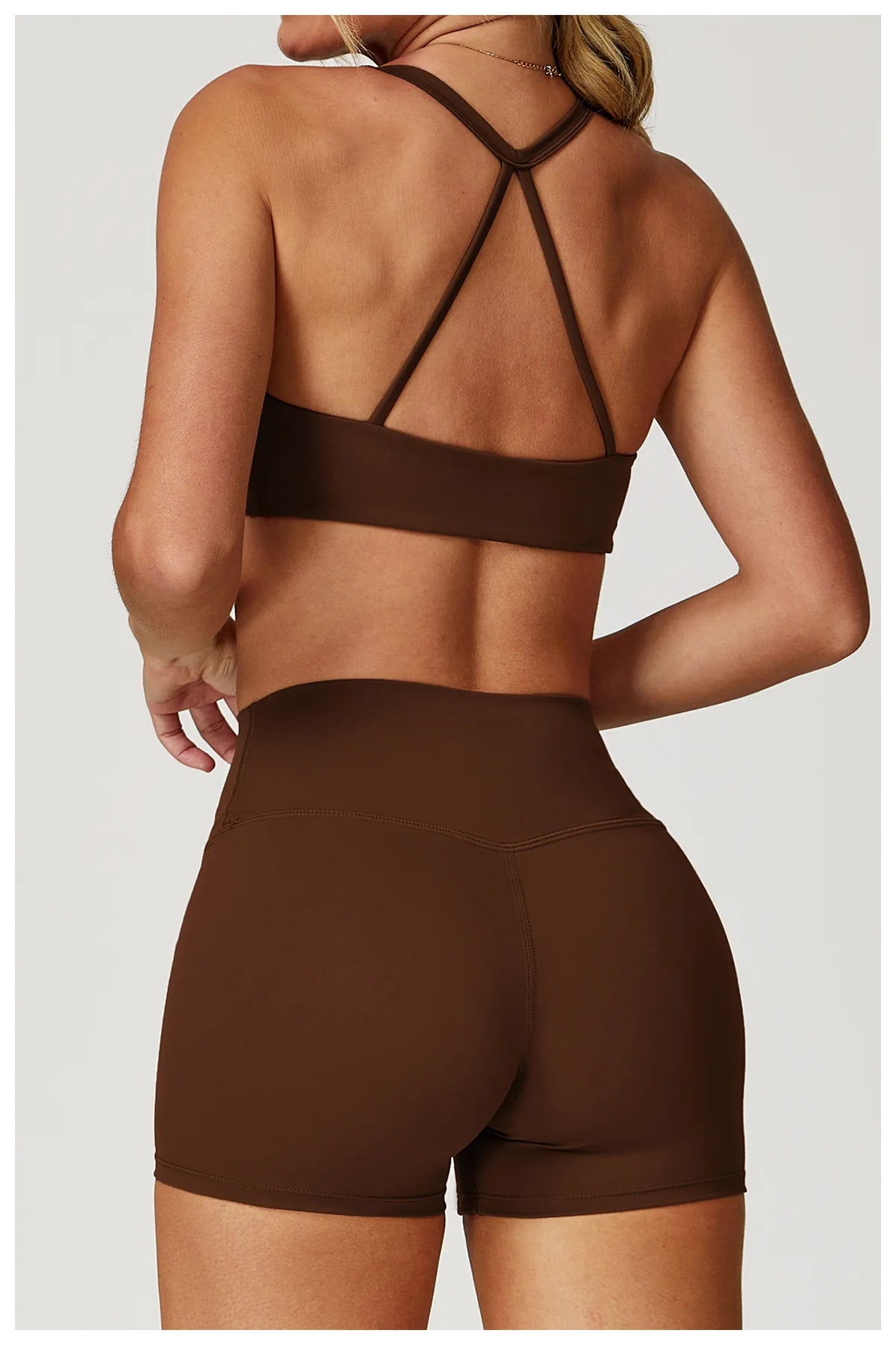 Women's Tracksuit 2PCS Fitness Suit Yoga Set Sportswear Workout Sports Bra High Waist Leggings Gym Clothing Seamless Sports Suit
