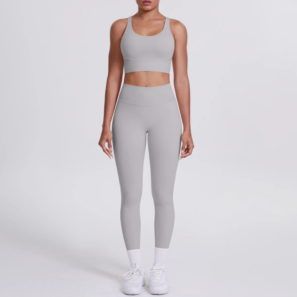 JJUREN Seamless Yoga Suit Women Tracksuit Sports Bra High Waist Leggings Yoga Outfit Gym Set Fitness Workout Clothes Sportswear