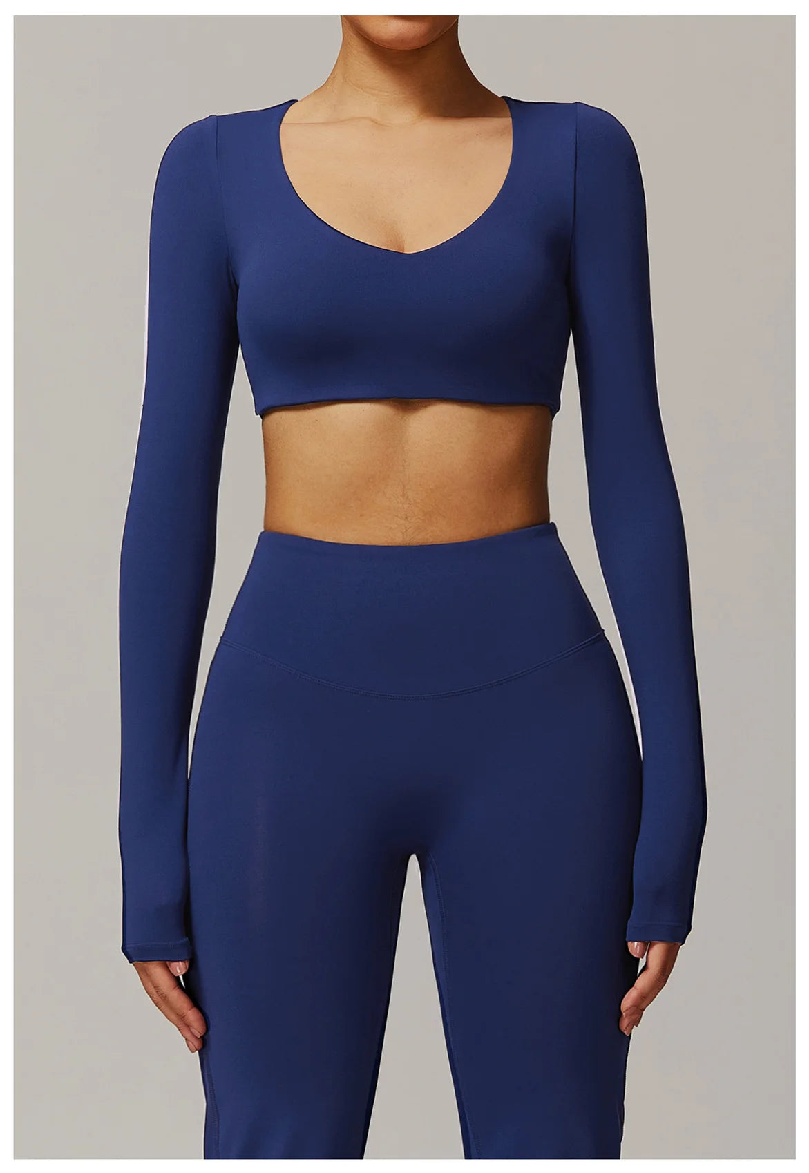Yoga Shirts For Women Crop Top Long Sleeve Fitness Running Women Gym Clothes Workout Dry Fit Breathable High Elastic Sports Tops