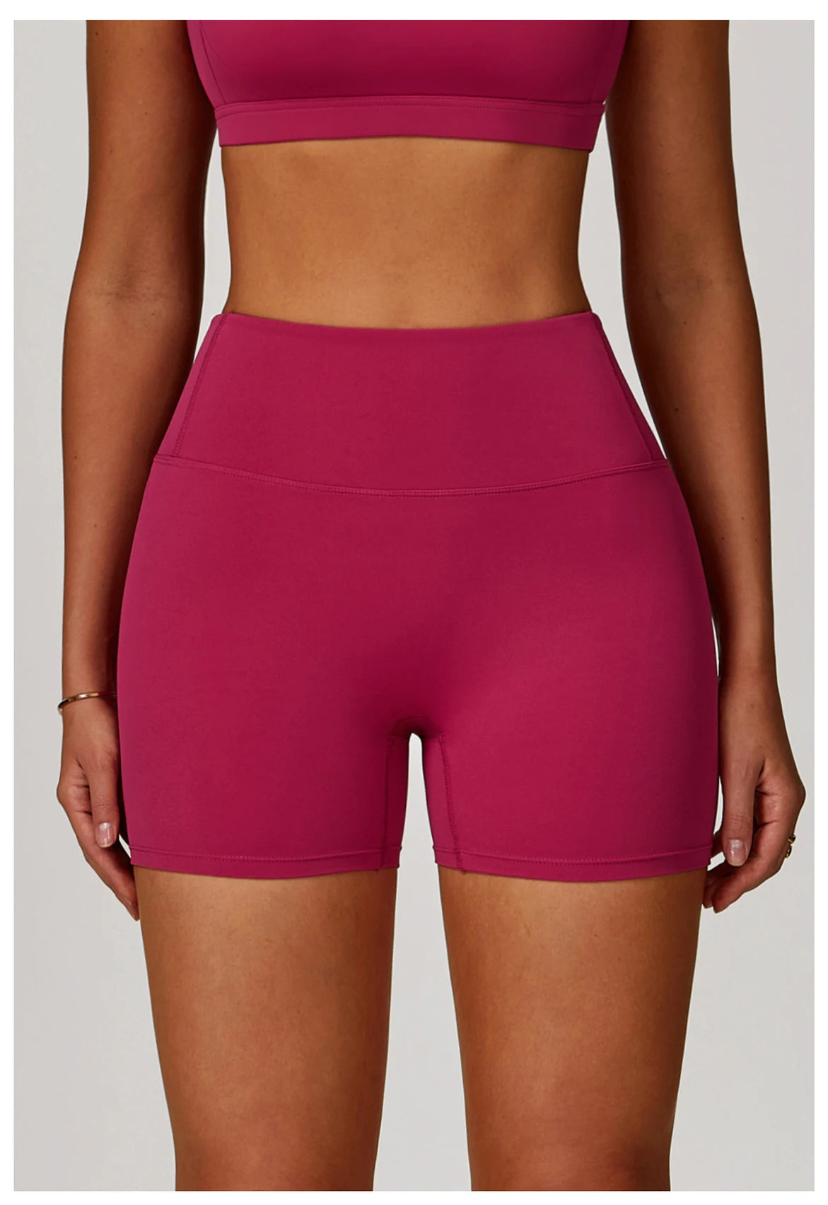Women's Sports Yoga Shorts High Waist Hip Lift Fitness Running Cycling Quick Dry Breathable Yoga Women's Impact Yoga Shorts