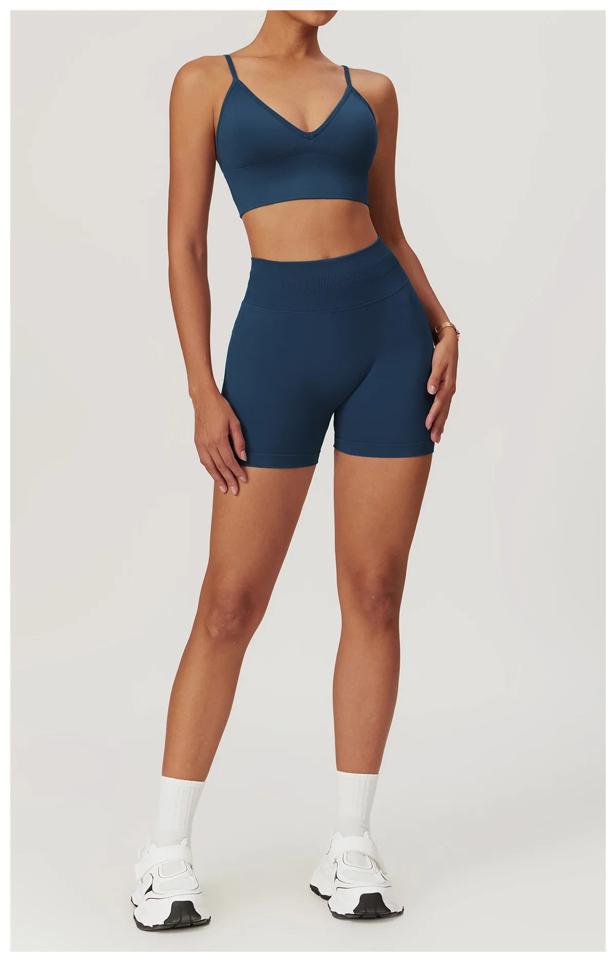 Ribbed Shorts for Women Yoga Shorts Push Up Booty Workout Gym Shorts Fitness High Waist Sports Short Seamless Women Clothing